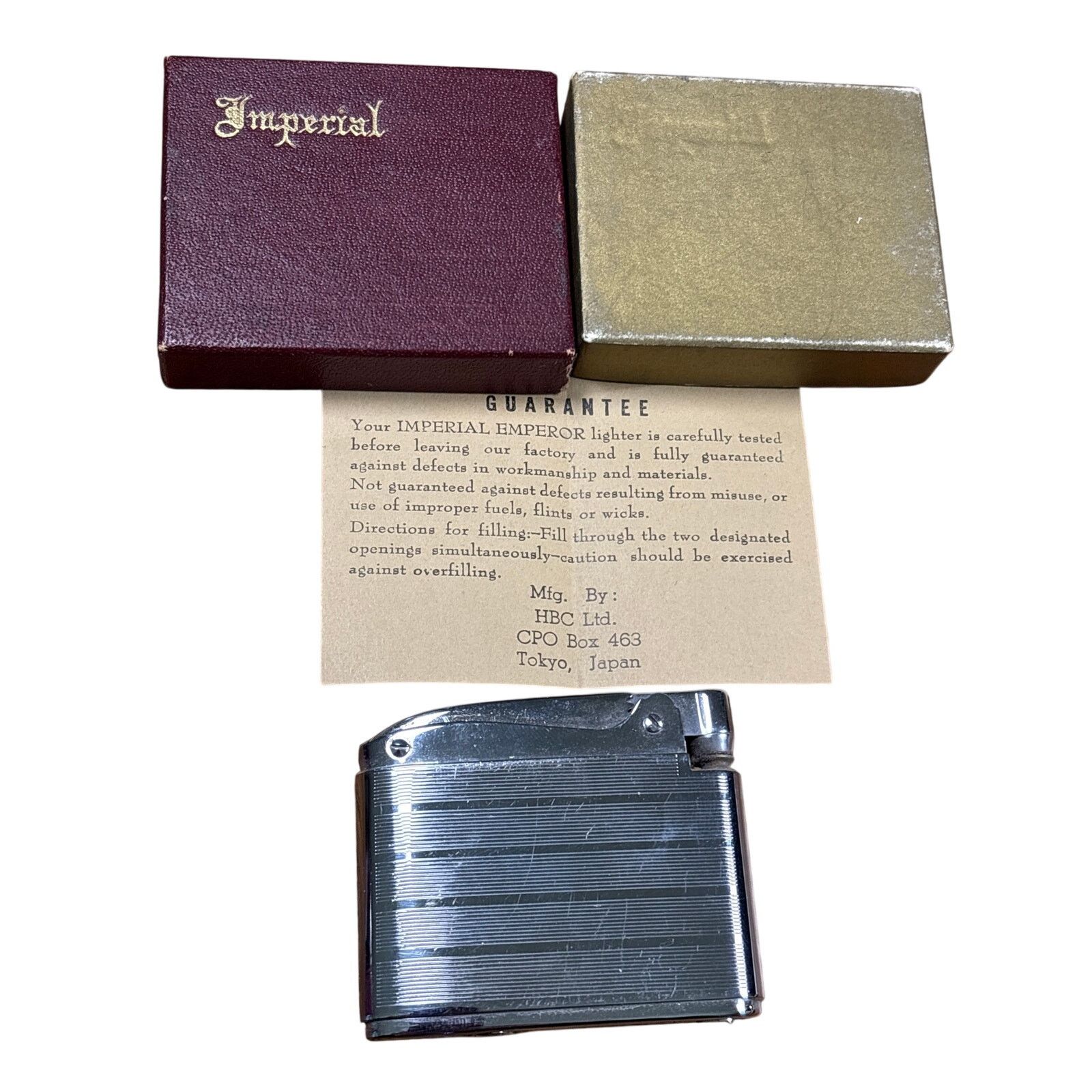 Imperial CIB Vintage MidCentury Imperial Emperor Cigarette Lighter Size ONE SIZE - 3 Thumbnail