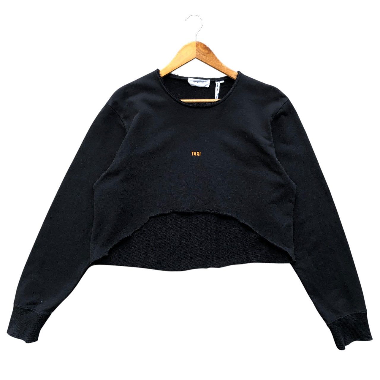 Helmut Lang Aw 18/19 HELMUT LANG limited edition taxi crop crewneck Size US M / EU 48-50 / 2 - 2 Thumbnail