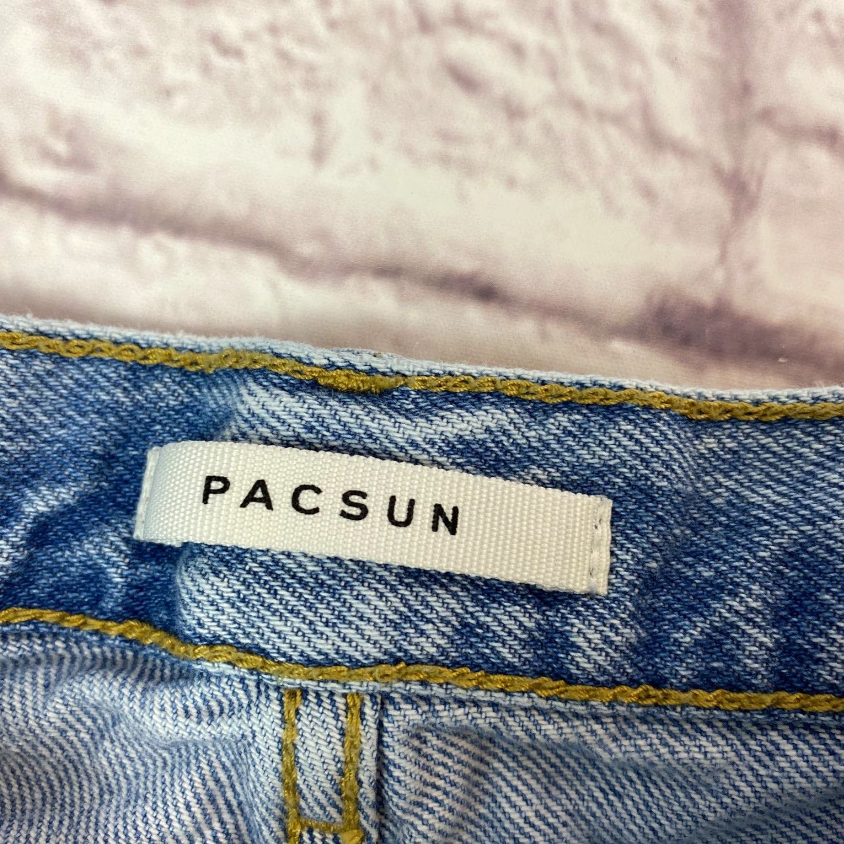 Pacsun Pacsun Teens Shorts 90s Girlfriend Size 24 Distressed Cut-Off Button Fly Size 42" / US 20 - 2 Thumbnail