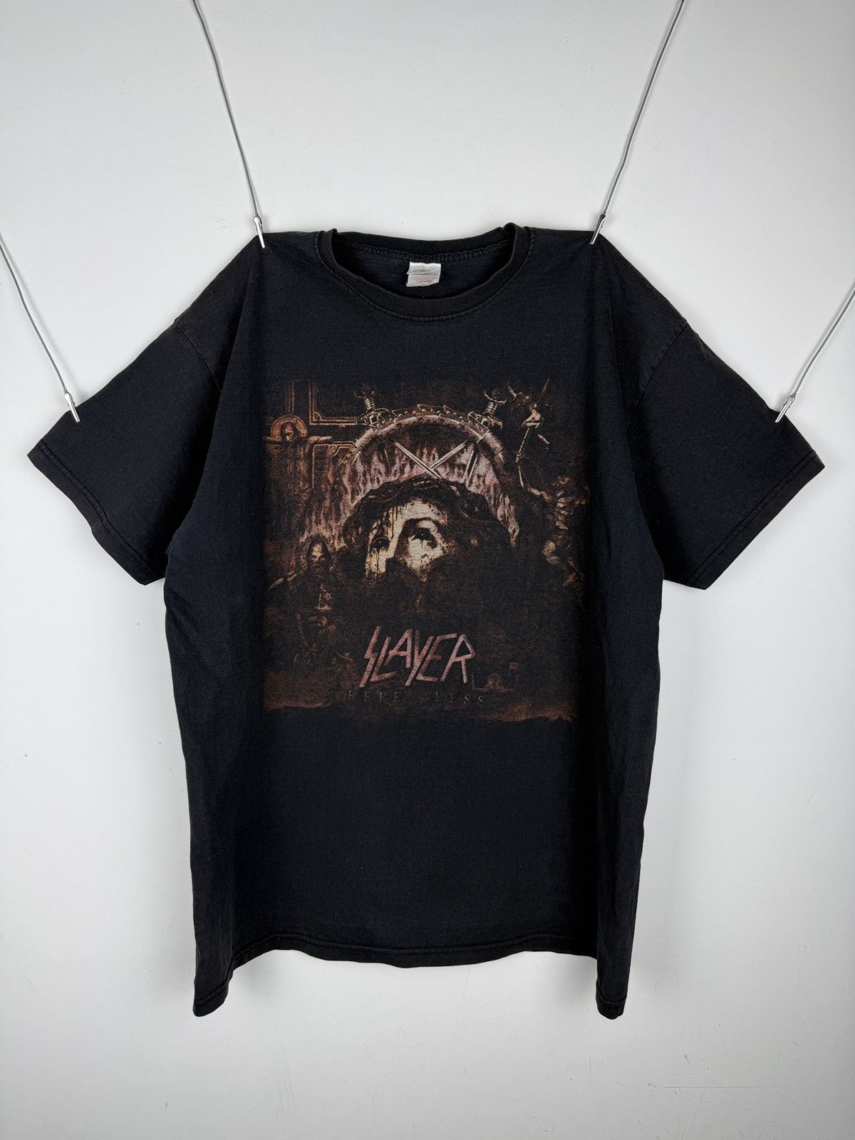 2000s Slayer Repentless Metal Band Shirt Tour Concert Tee