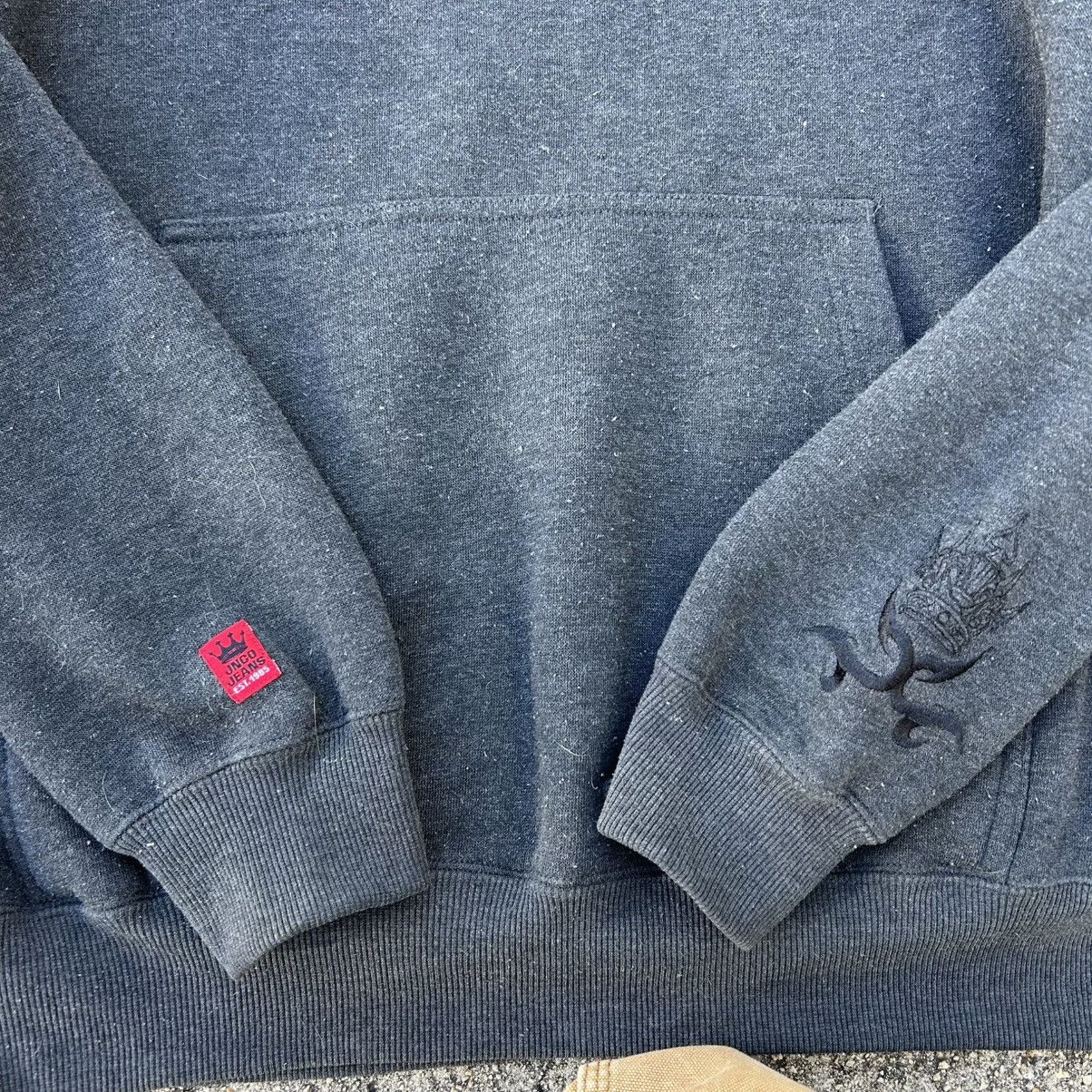 JNCO Y2K JNCO Jeans Embroidered Hoodie Size US L / EU 52-54 / 3 - 3 Thumbnail