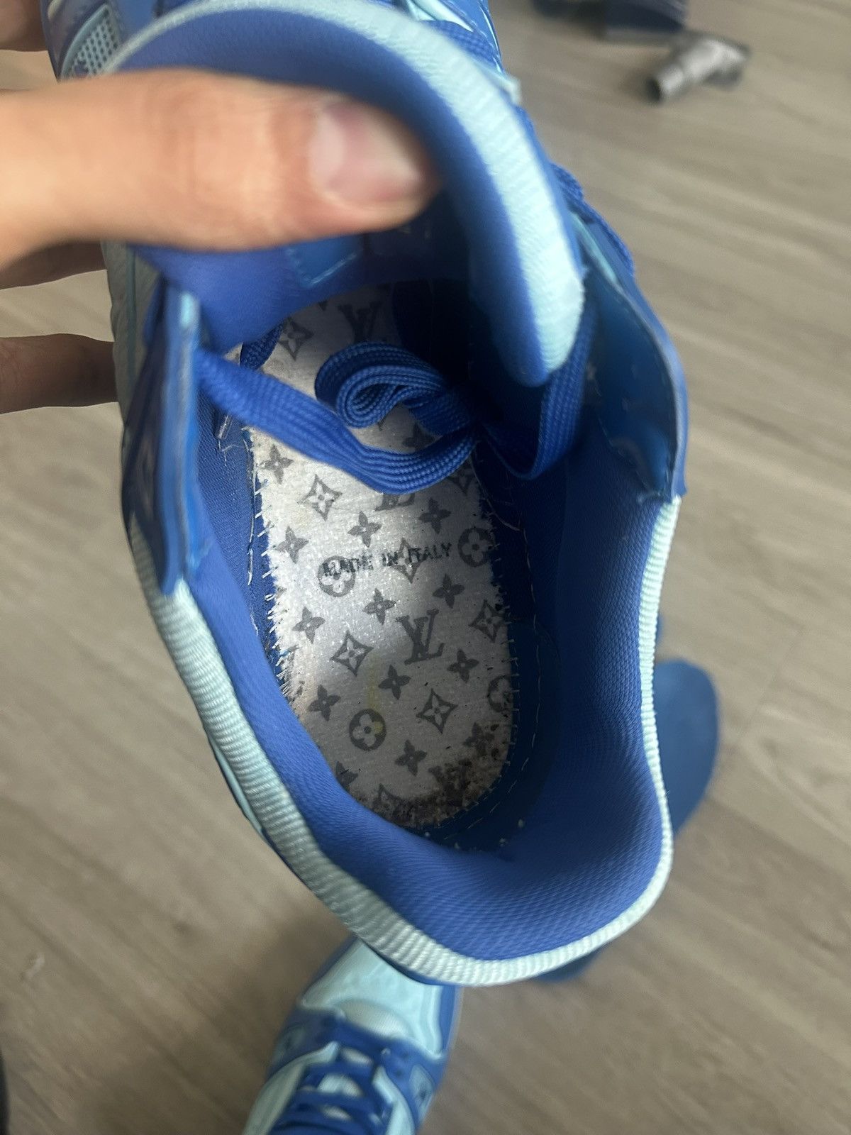 Louis Vuitton Louis vuitton trainer sneaker blue Size US 8 / EU 41 - 9 Thumbnail