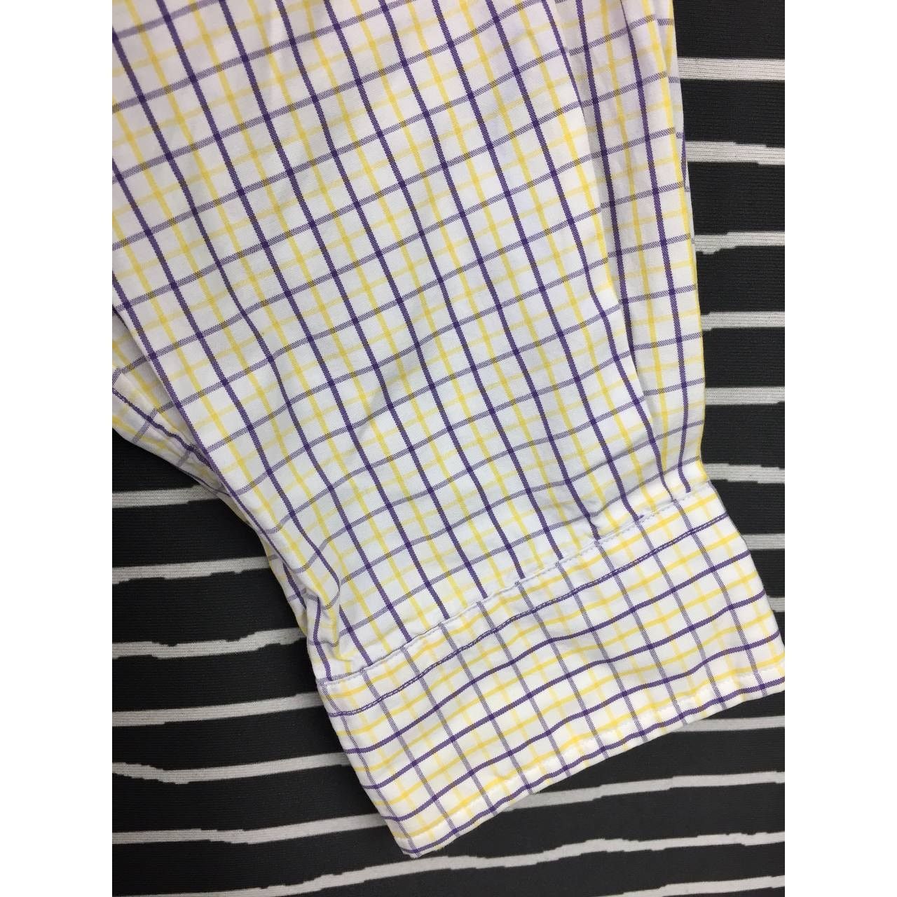 Ralph Lauren × Vintage Vtg Ralph Lauren Blake Two-Ply Cotton Plaid Shirt Size US L / EU 52-54 / 3 - 5 Thumbnail