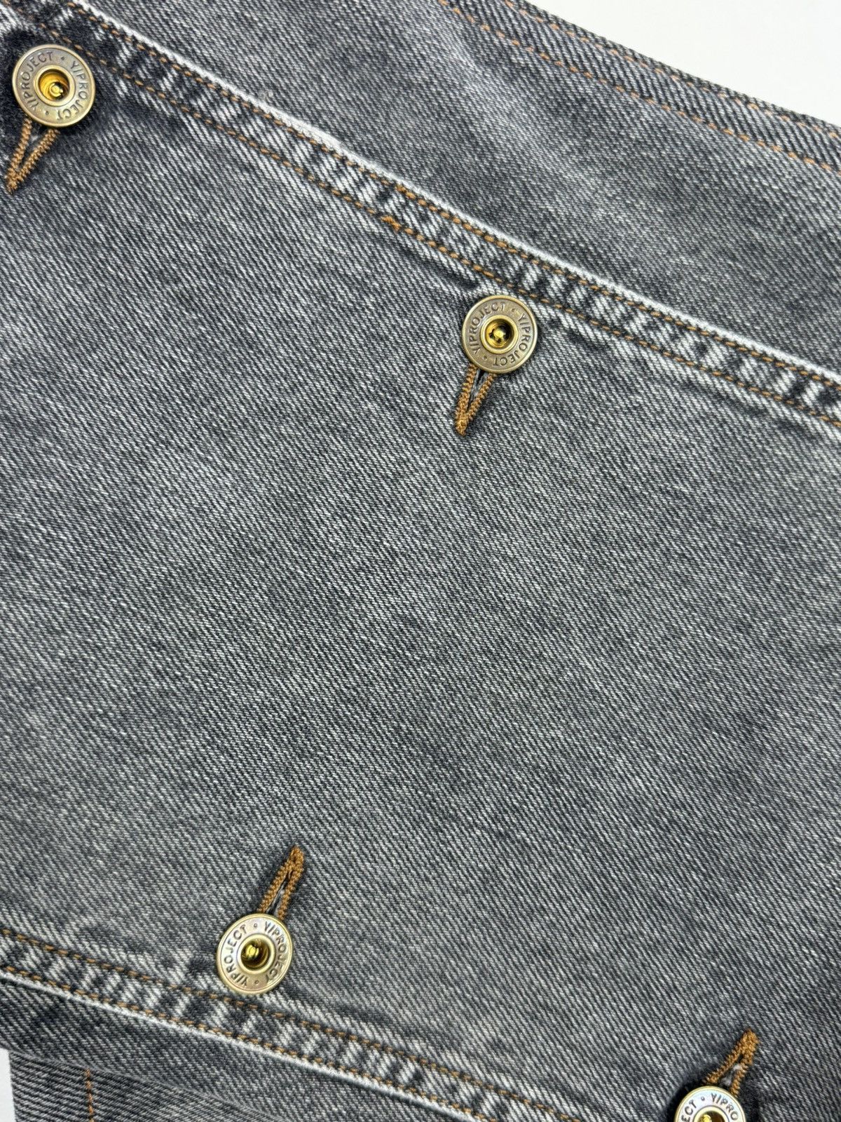 Y/Project BUTTON DETAIL DENIM JEANS Size US 34 / EU 50 - 4 Thumbnail