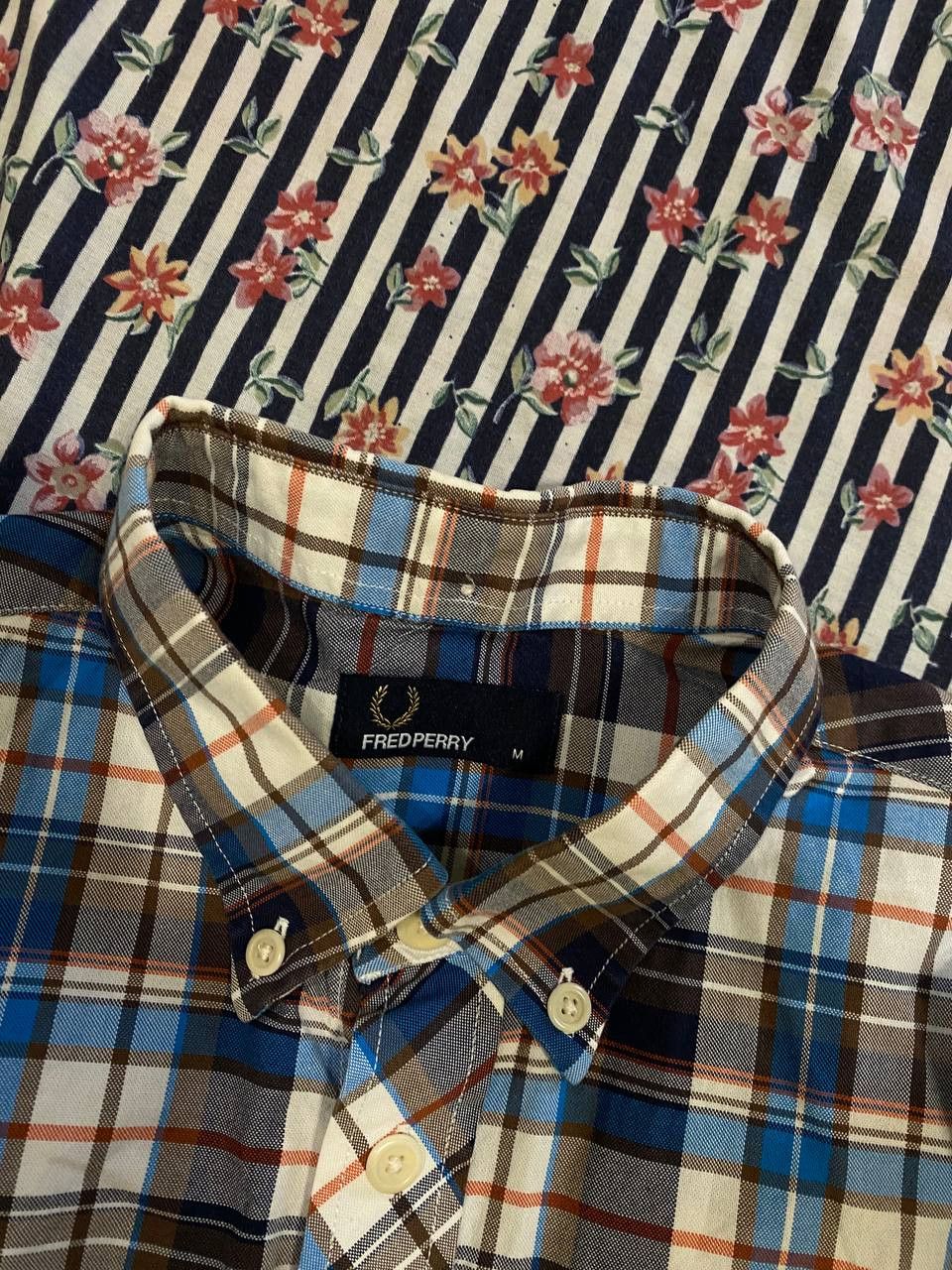 Fred Perry Fred Perry Checkered Button Up Shirt Size M Size US M / EU 48-50 / 2 - 5 Thumbnail