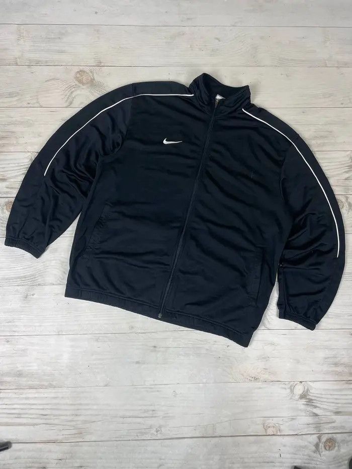 Nike Vintage Nike Track Jacket 00s Logo Swoosh Striped Y2K Size US XL / EU 56 / 4 - 1 Thumbnail