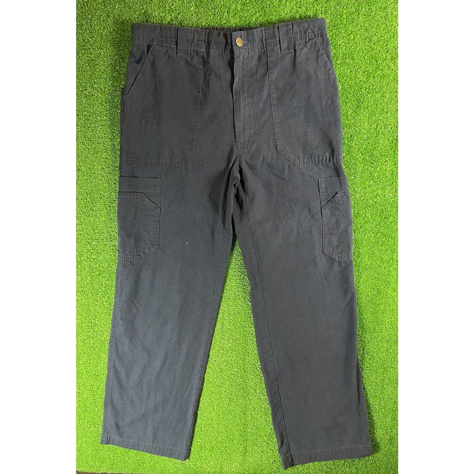 Carhartt Vintage Y2K Carhartt Blue Cotton Medium 31 Easy Pants USA Size US 31 - 2 Thumbnail
