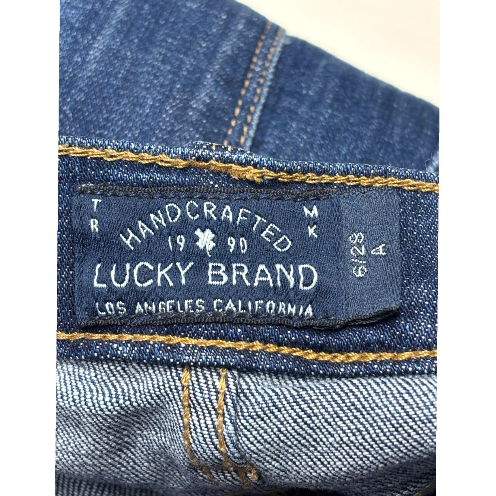 Lucky Brand Lucky Brand Brooke Boot Jeans Womens 6 Dark Wash Bootcut Denim Boots Size 28" / US 6 / IT 42 - 5 Thumbnail