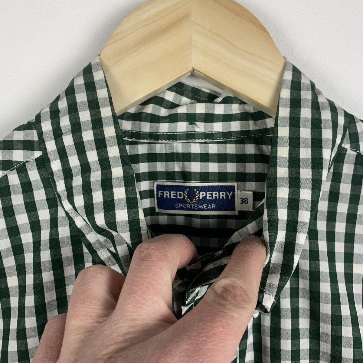 Fred Perry Fred Perry Sportswear Checkered Shirt Short Sleeve Size 38 Size US S / EU 44-46 / 1 - 8 Thumbnail