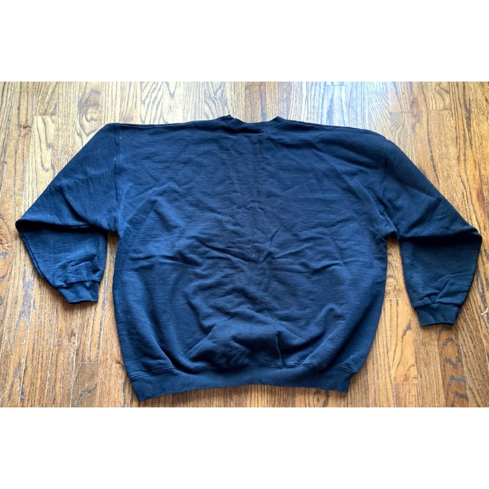 Hanes VINTAGE Hanes Sweatshirt Mens 2XL Black Heavyweight Crewneck 90s Size US XXL / EU 58 / 5 - 8 Thumbnail
