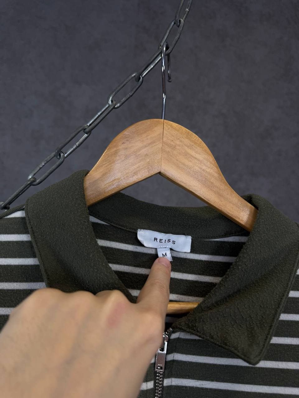 Reiss Reiss designer striped polo tee Size US M / EU 48-50 / 2 - 3 Thumbnail