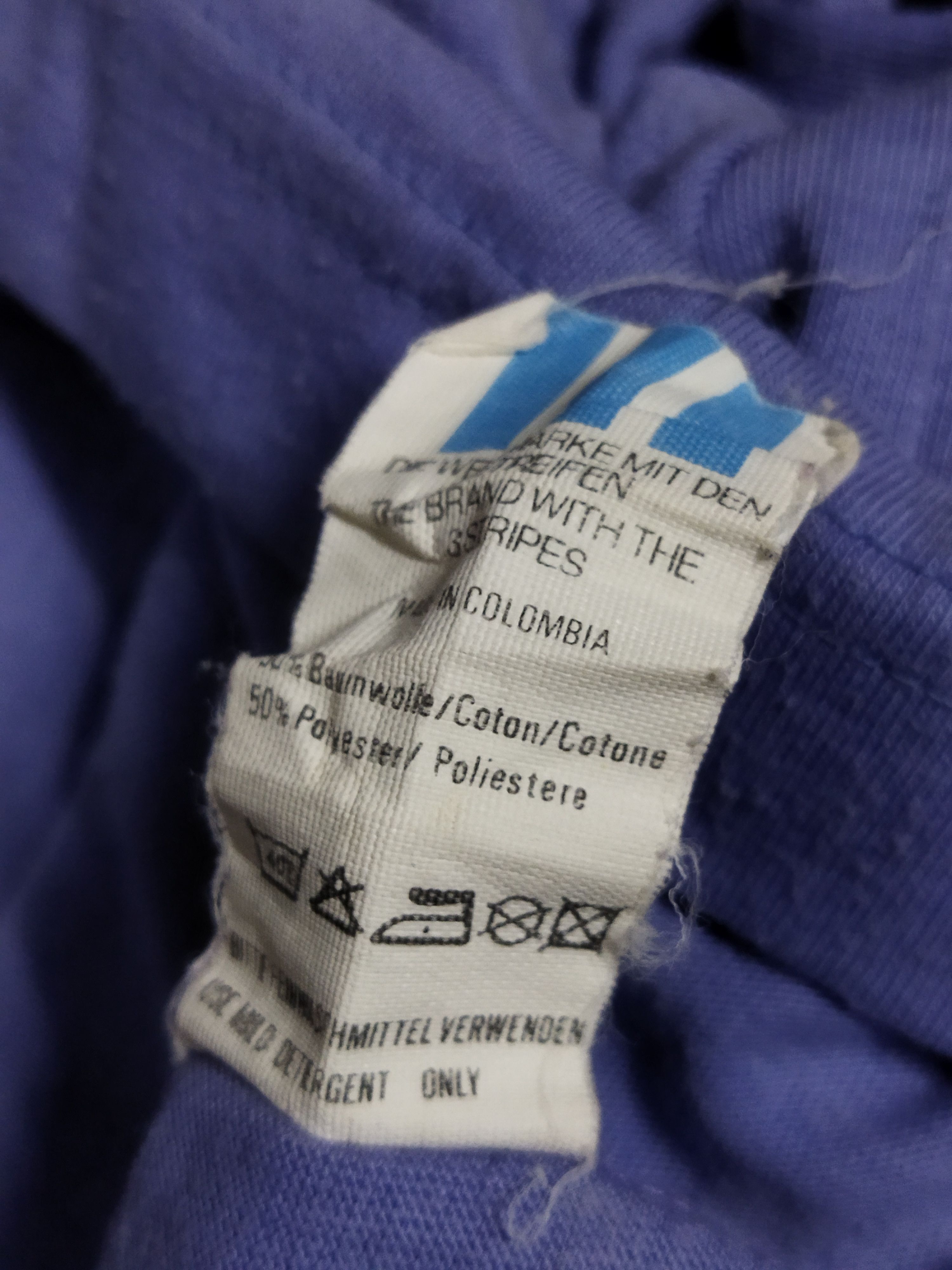 Adidas Vintage Adidas Multi Colour Tee Size US XL / EU 56 / 4 - 6 Thumbnail
