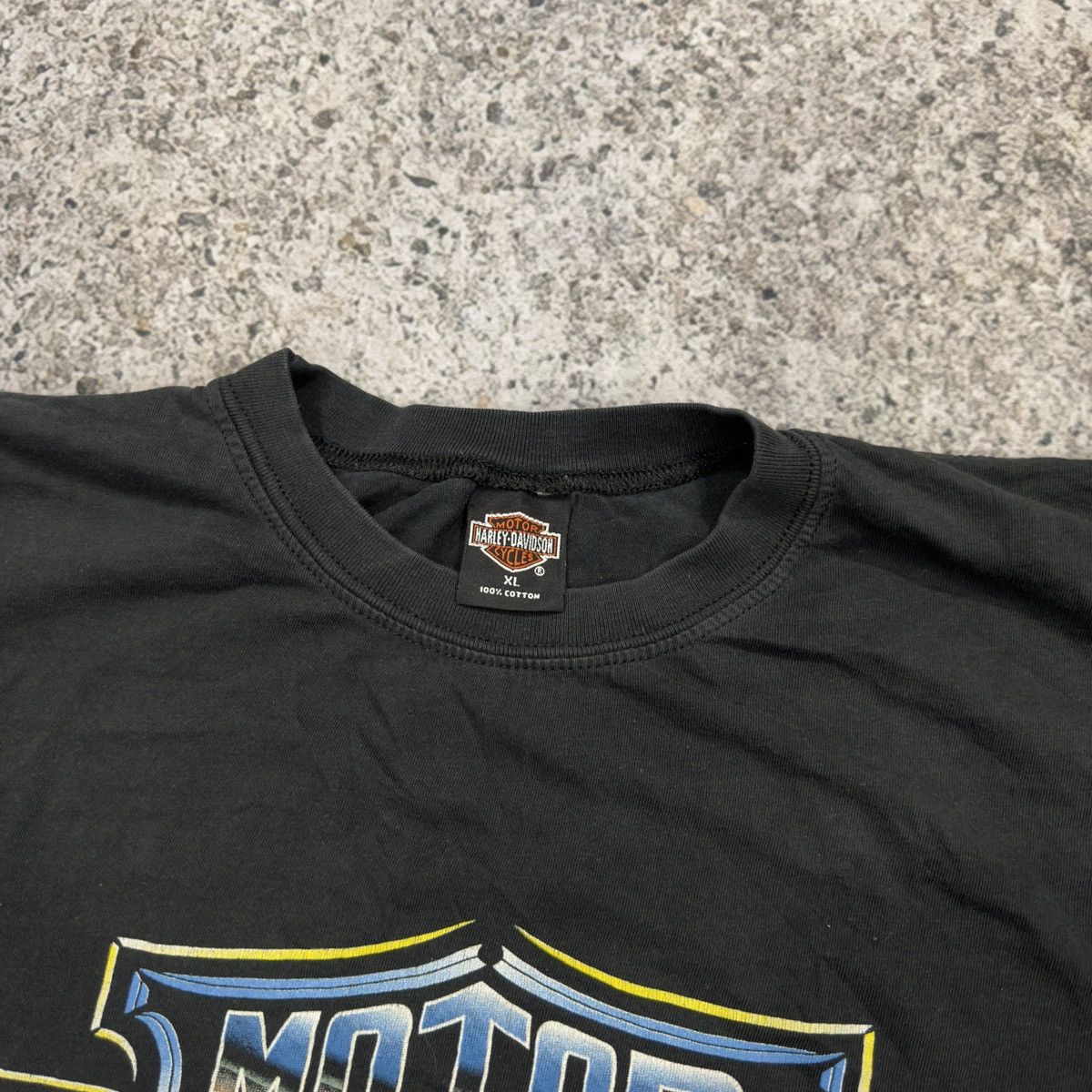 Harley Davidson Thrashed Faded Distressed Harley Chrome Shirt ERD Grunge Size US L / EU 52-54 / 3 - 8 Thumbnail