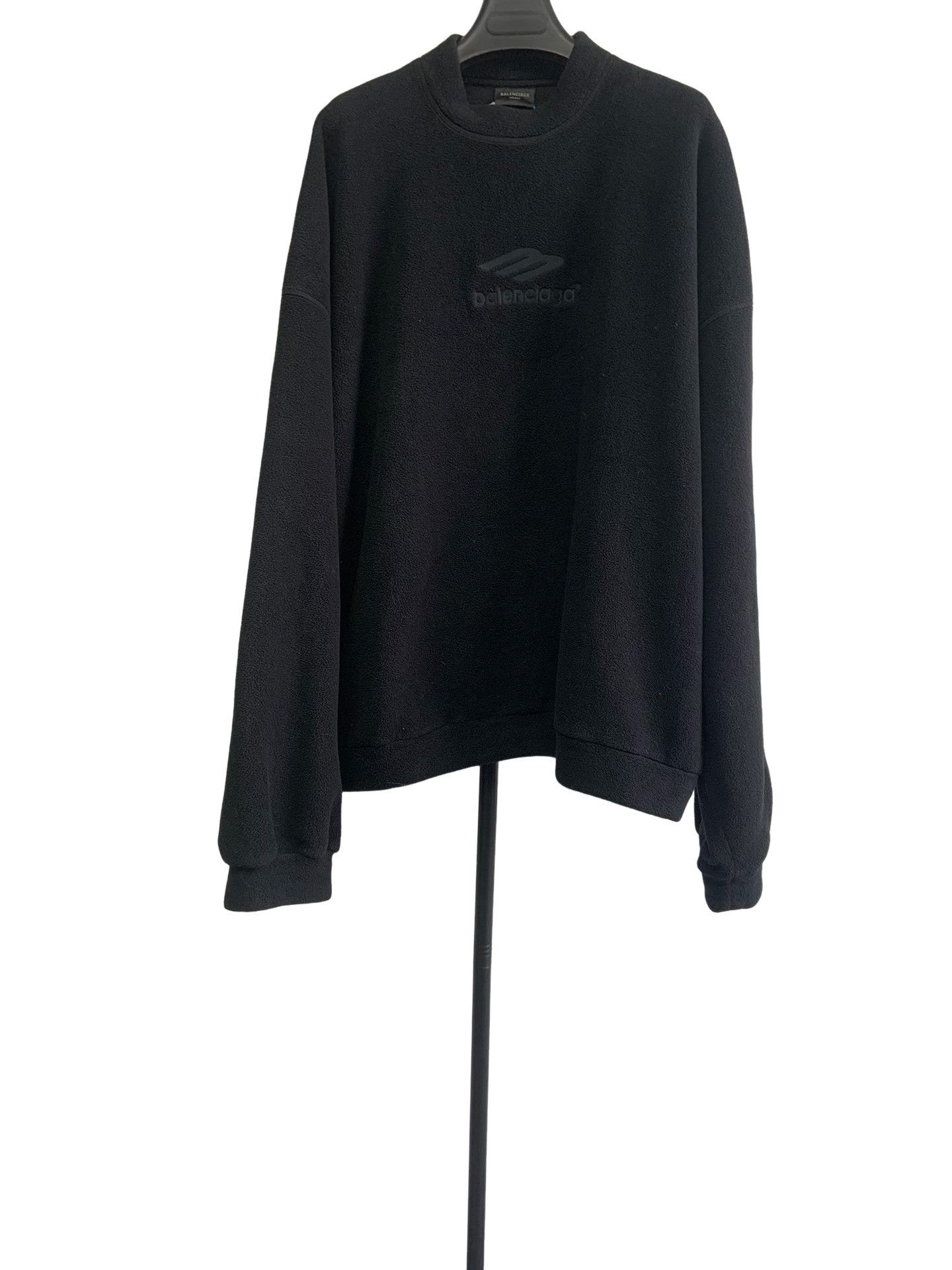 Balenciaga Balenciaga Logo Fleece Sweatshirt XS Size US XS / EU 42 / 0 - 1 Thumbnail