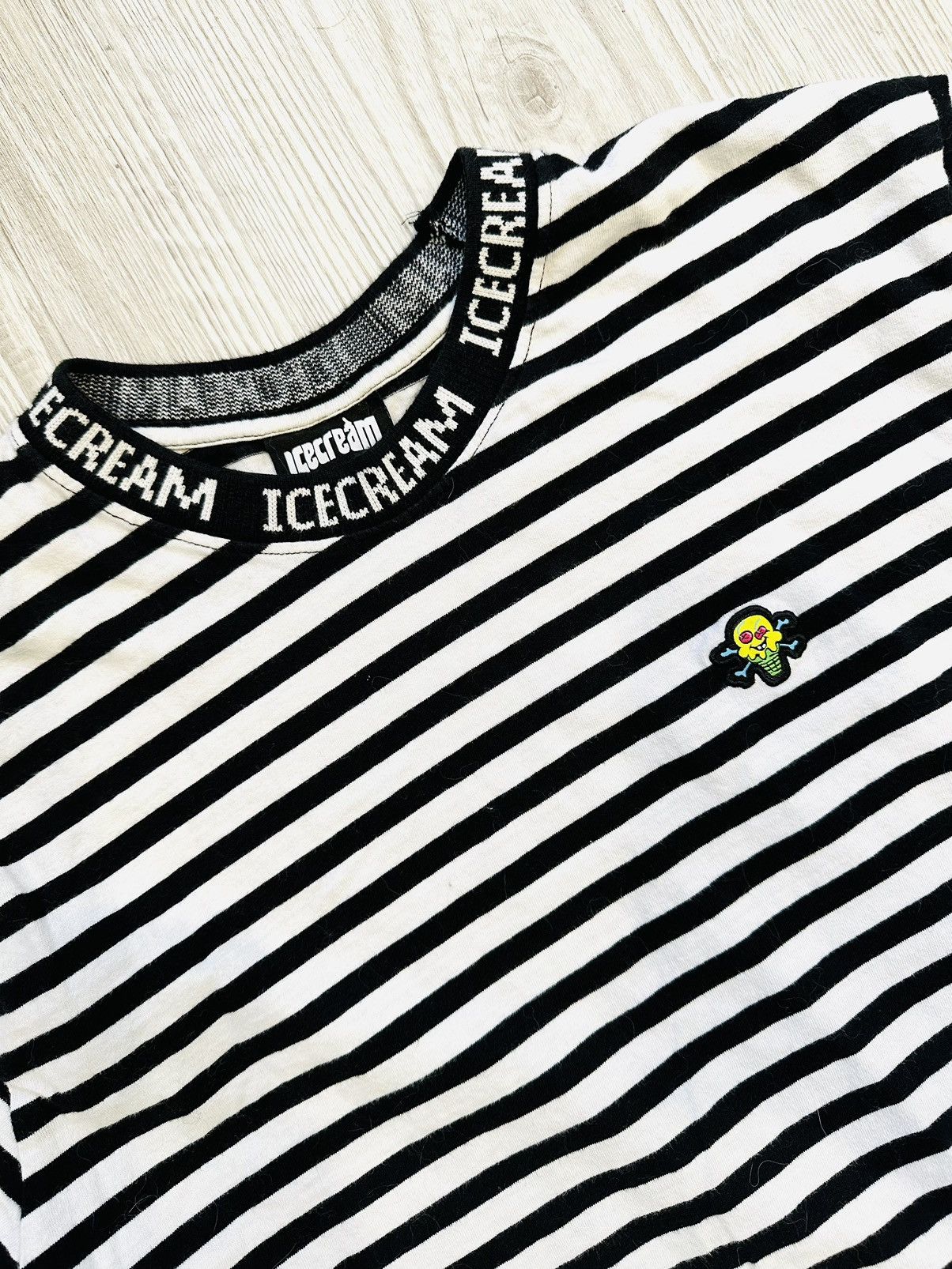 Icecream Icecream striped blk/white tee Size US M / EU 48-50 / 2 - 2 Thumbnail