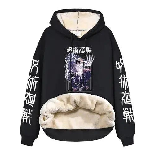 Japanese Brand × Vintage Gojo Satoru Warm Hoodie Winter Jujutsu Kaisen Size US L / EU 52-54 / 3 - 1 Thumbnail