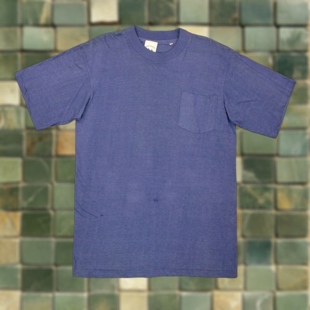 Camel VTG 80s Blue Camel Cigarettes Men's TShirt Pocket Shirt 1980s Graphic Tee M Blue Mens Size US M / EU 48-50 / 2 - 1 Thumbnail