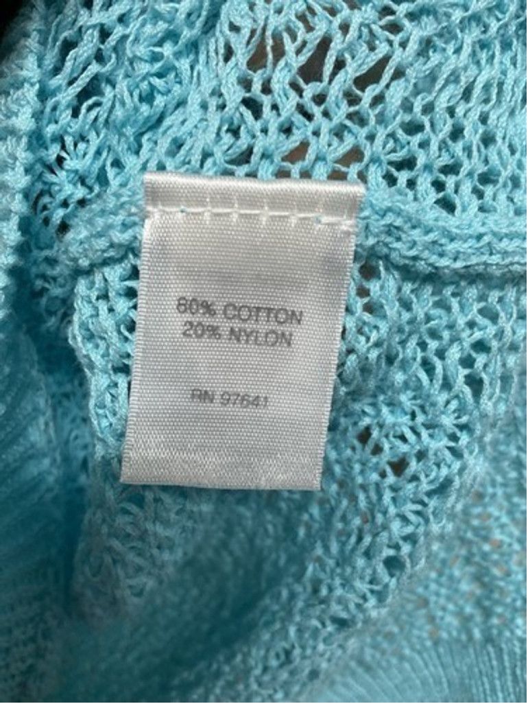 J. Jill J. Jill 3/4 Sleeves Summer Coverup V-Neck Sweater Women L Size L / US 10 / IT 46 - 4 Thumbnail