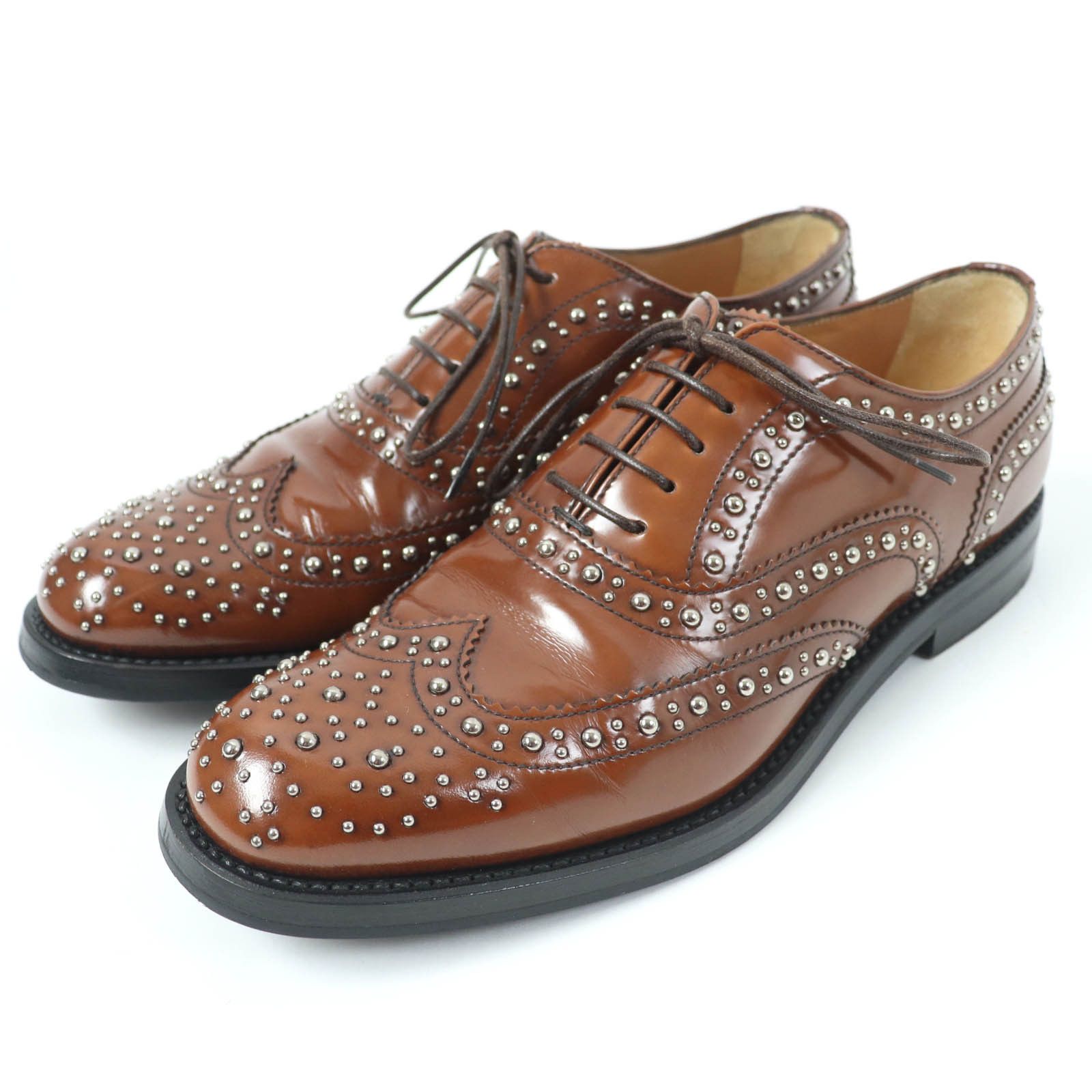 Other Church's Burwood Met Studs Leather Shoes Leather Shoes DUTY