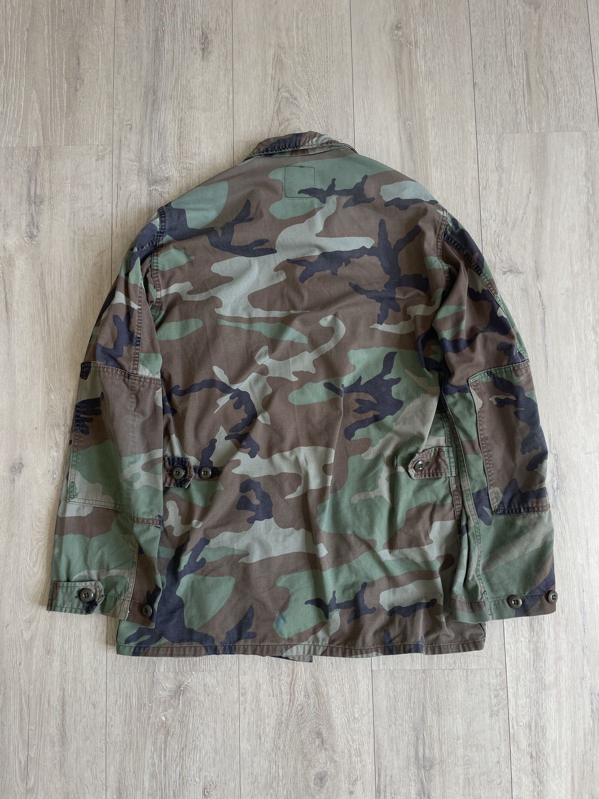 Vintage Vintage faded US military M81 woodland camo field jacket Size US S / EU 44-46 / 1 - 5 Thumbnail