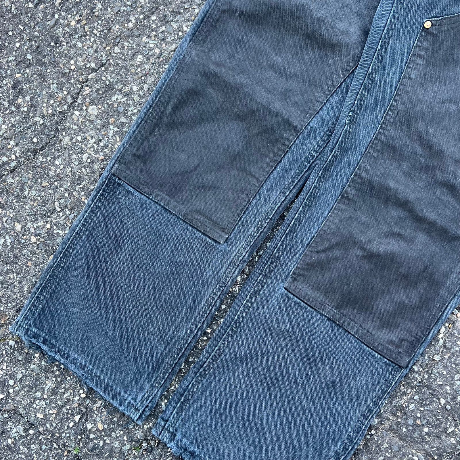 Carhartt × Vintage Vintage carhartt black double knee work wear carpenter pants Size US 29 - 3 Thumbnail
