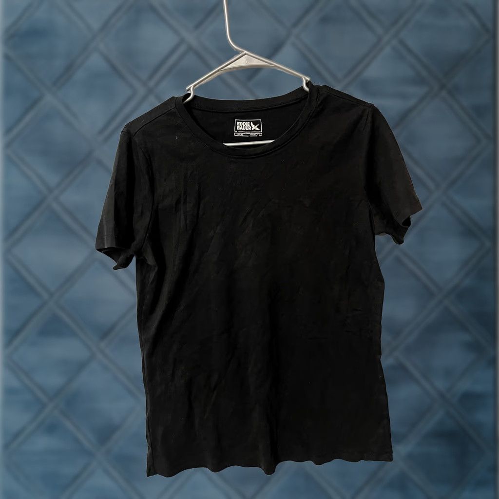 Eddie Bauer Eddie Bauer T-Shirt Women's XL Black Short Sleeve Crew Neck Size XL / US 12-14 / IT 48-50 - 1 Thumbnail