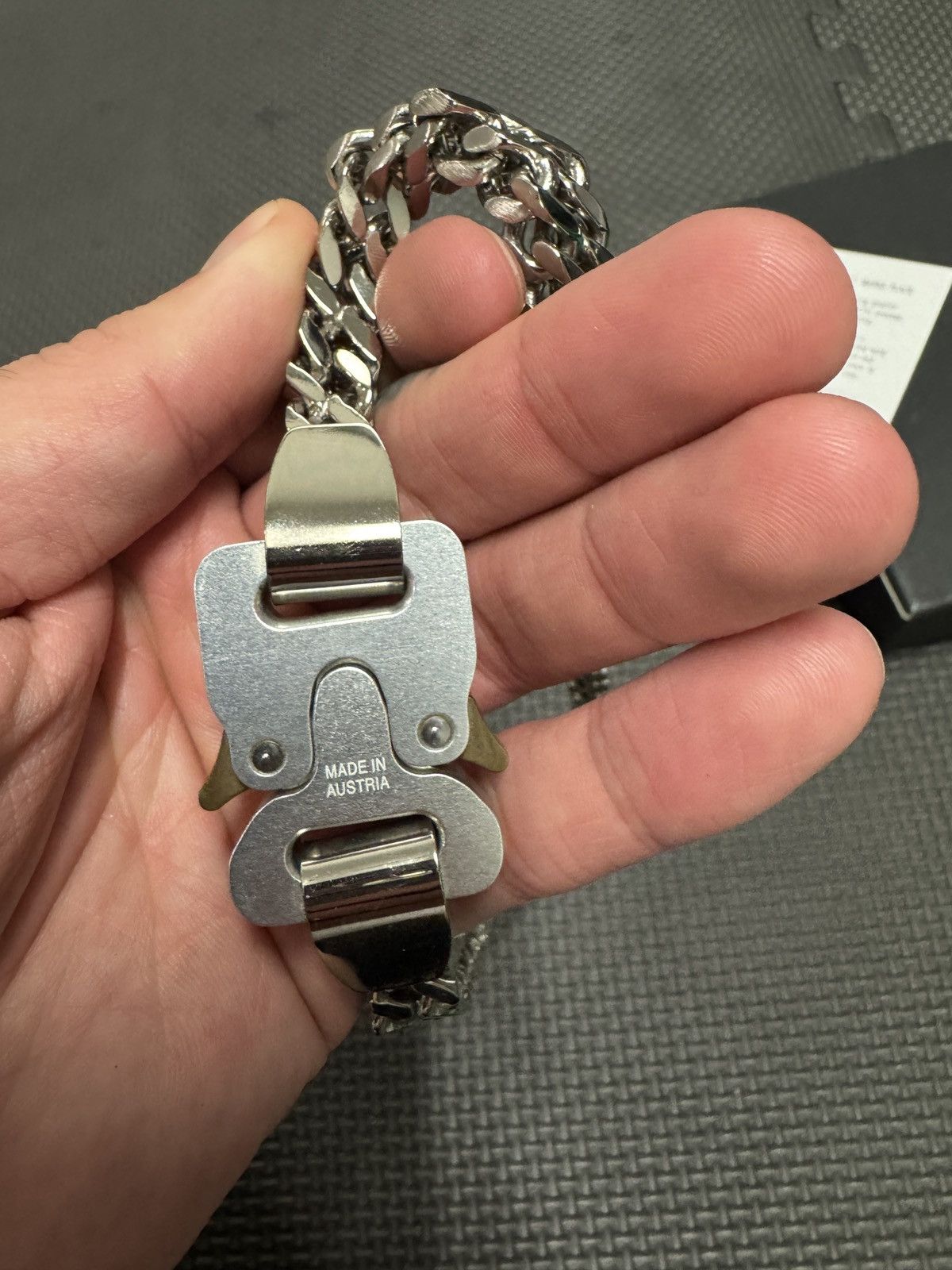 1017 ALYX 9SM Thick chain signature buckle Size ONE SIZE - 4 Thumbnail