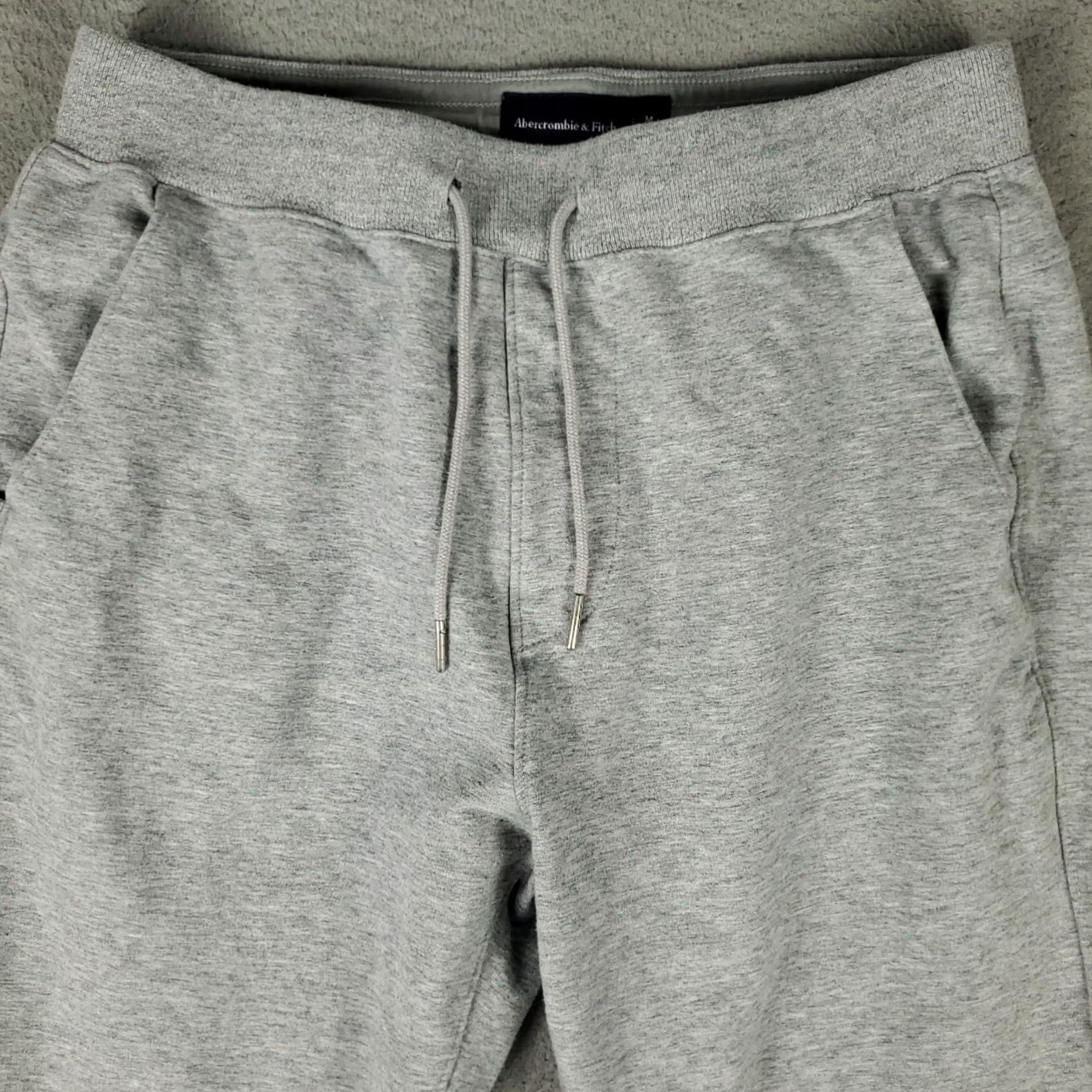 Abercrombie & Fitch Abercrombie & Fitch Men Medium Gray Lace Tie Sweatpants Size US 31 - 2 Thumbnail