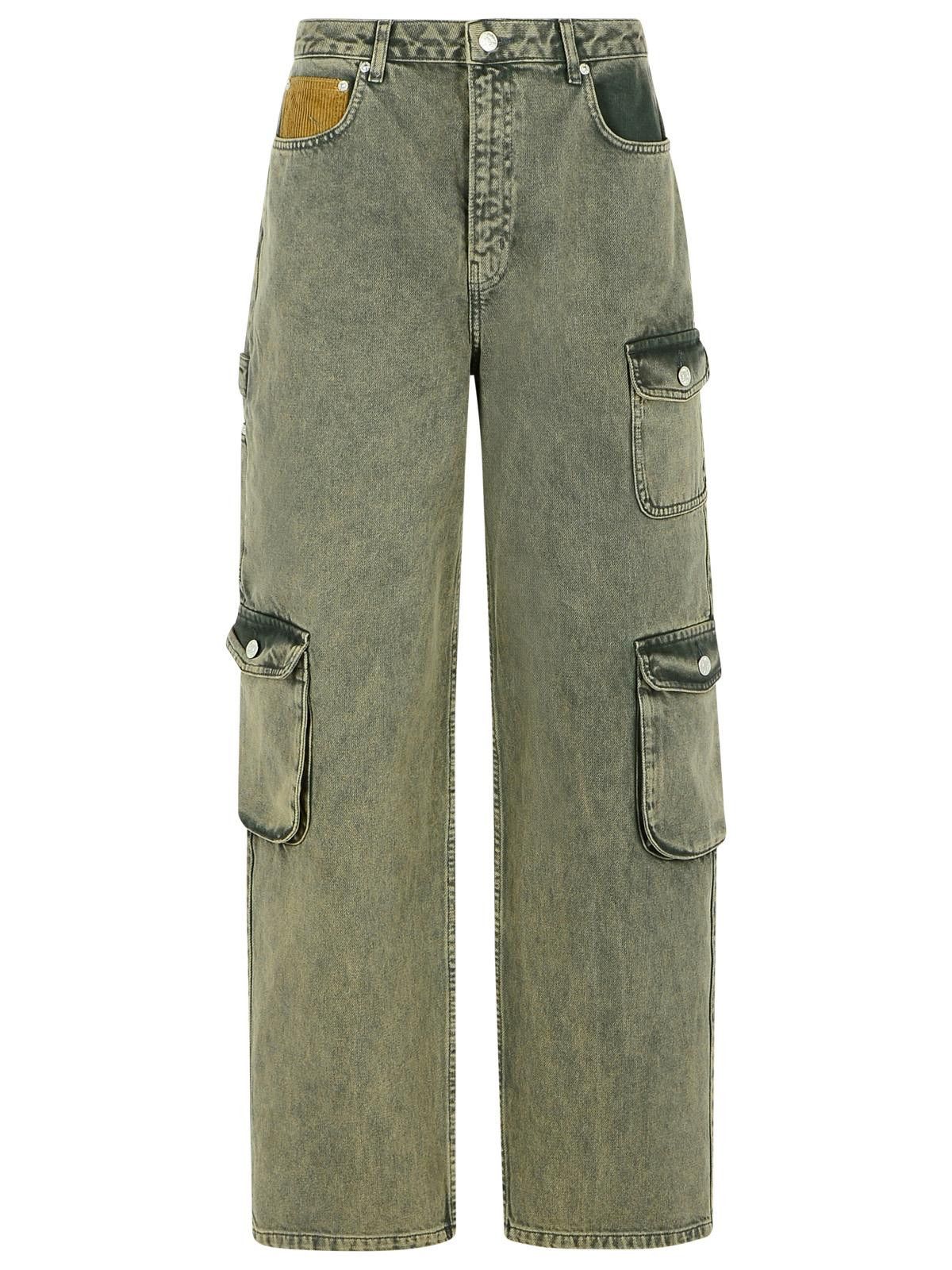 Moschino MOSCHINO JEANS 'Cargo' Grey Denim Jeans Size 27" / US 4 / IT 40 - 1 Thumbnail