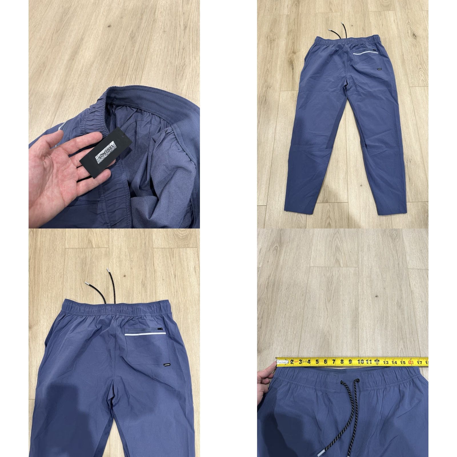 Vintage Legends Carson Pant Jogger Men's XL NightShadow Blue NWT Athletic Sweatpants Pockets Size US 36 / EU 52 - 8 Thumbnail