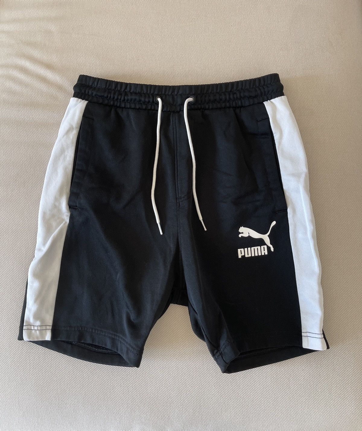 Puma Puma Black & White Athletic Shorts Size US 30 / EU 46 - 2 Thumbnail