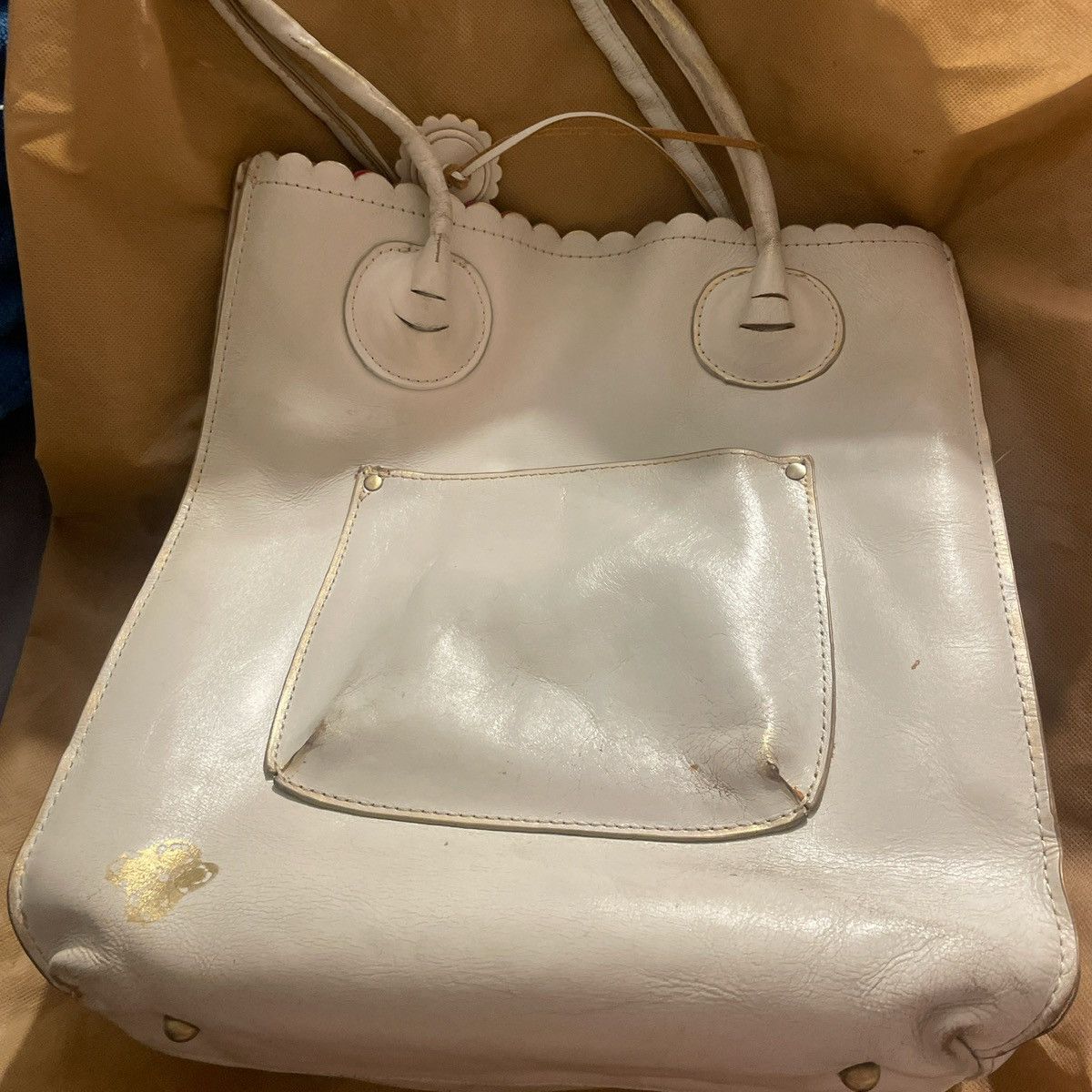Patricia Nash White and gold patricia nash bag Size ONE SIZE - 4 Thumbnail