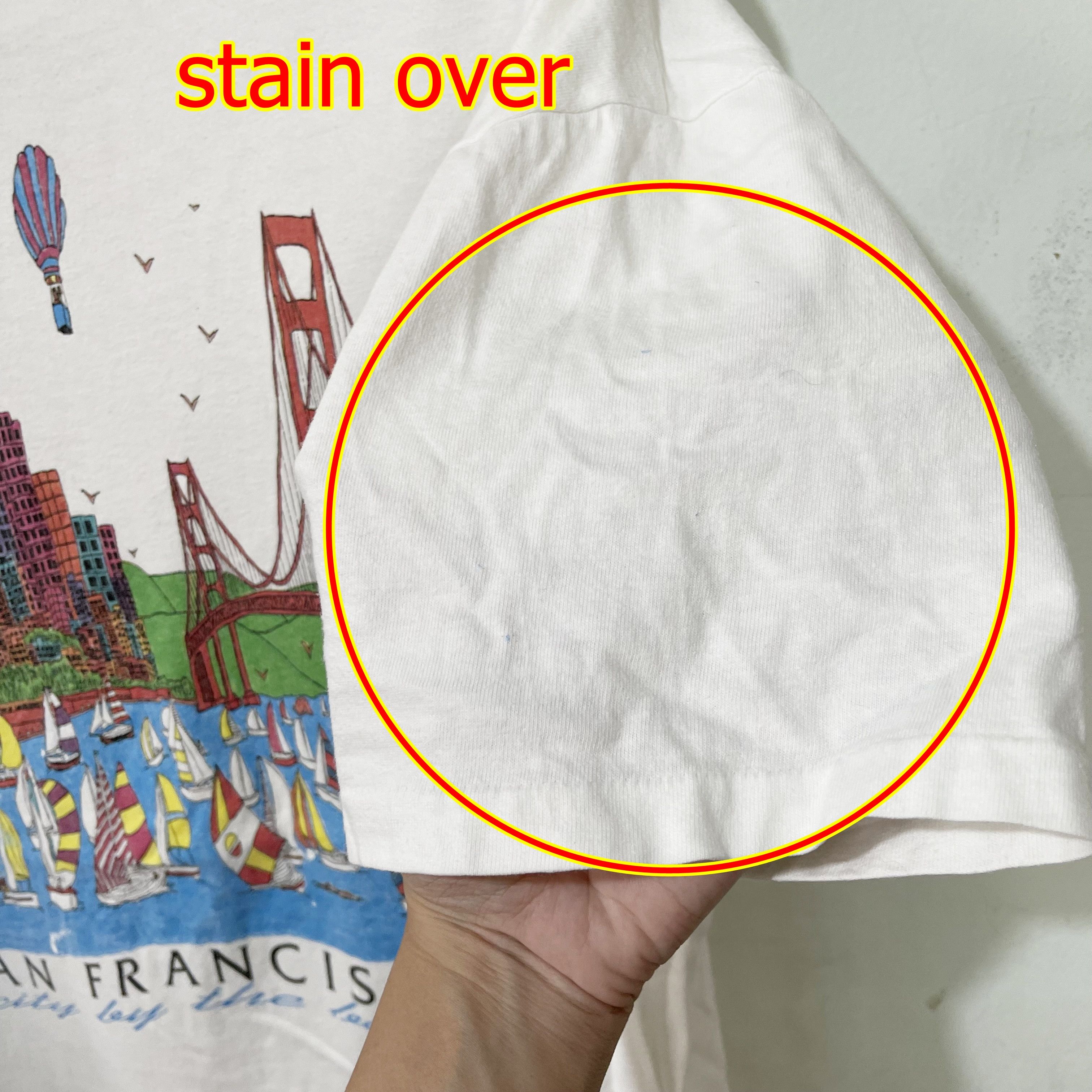 Vintage Vintage 90s San Francisco T-Shirt Size US L / EU 52-54 / 3 - 8 Thumbnail