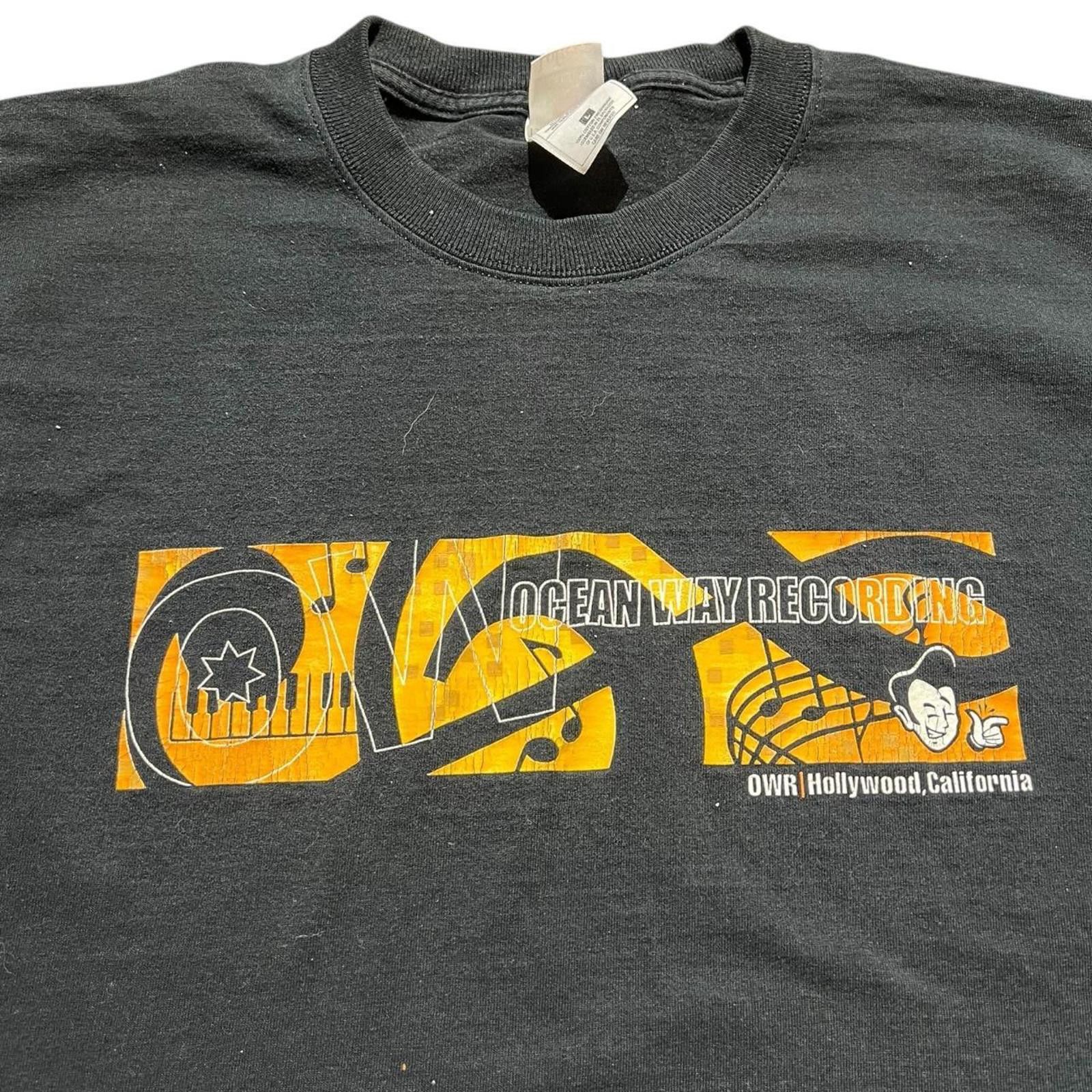 Fruit Of The Loom Vintage Ocean Way Recording Hollywood California T-shirt Size US L / EU 52-54 / 3 - 3 Thumbnail
