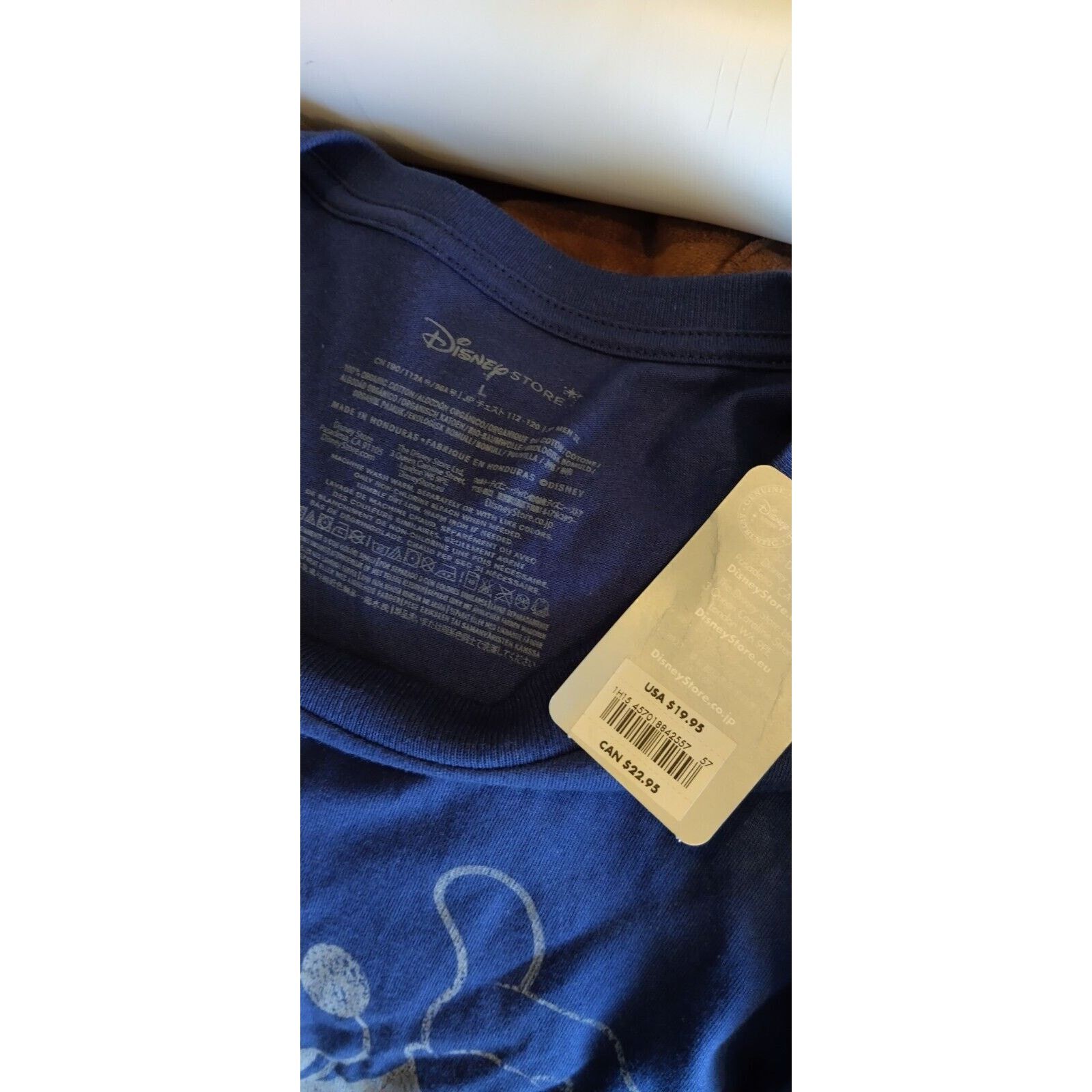 Disney NWT !! Classic Disney store Mickey Mouse Distressed USA Tee Size US L / EU 52-54 / 3 - 3 Thumbnail