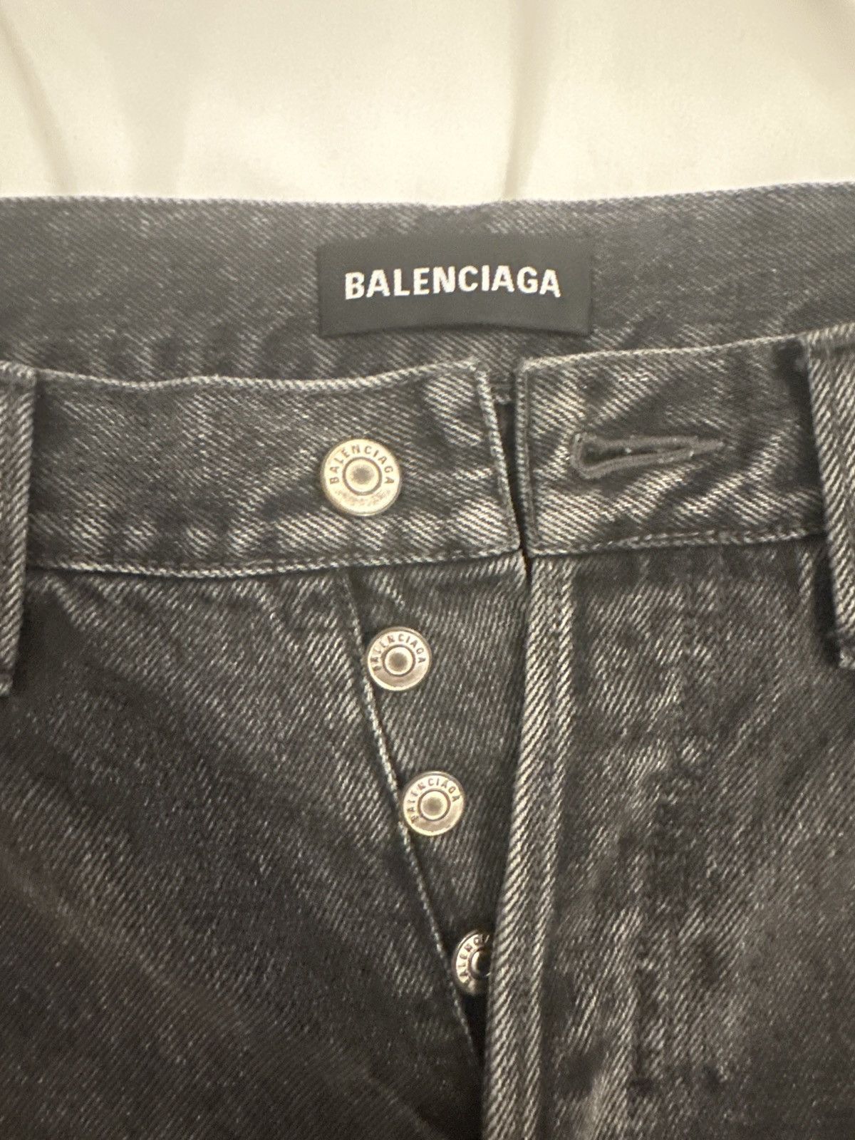 Balenciaga Balenciaga zip denim black/grey Size US 32 / EU 48 - 4 Thumbnail