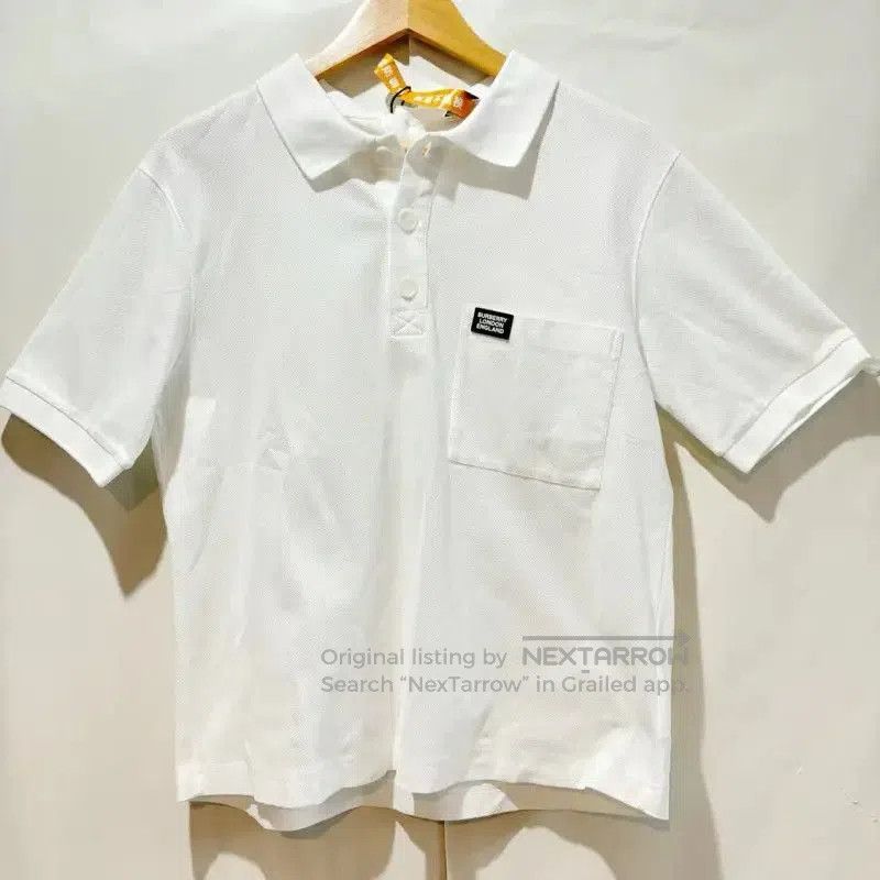 Burberry Burberry White Short-Sleeve Summer Polo. Size US XS / EU 42 / 0 - 1 Thumbnail