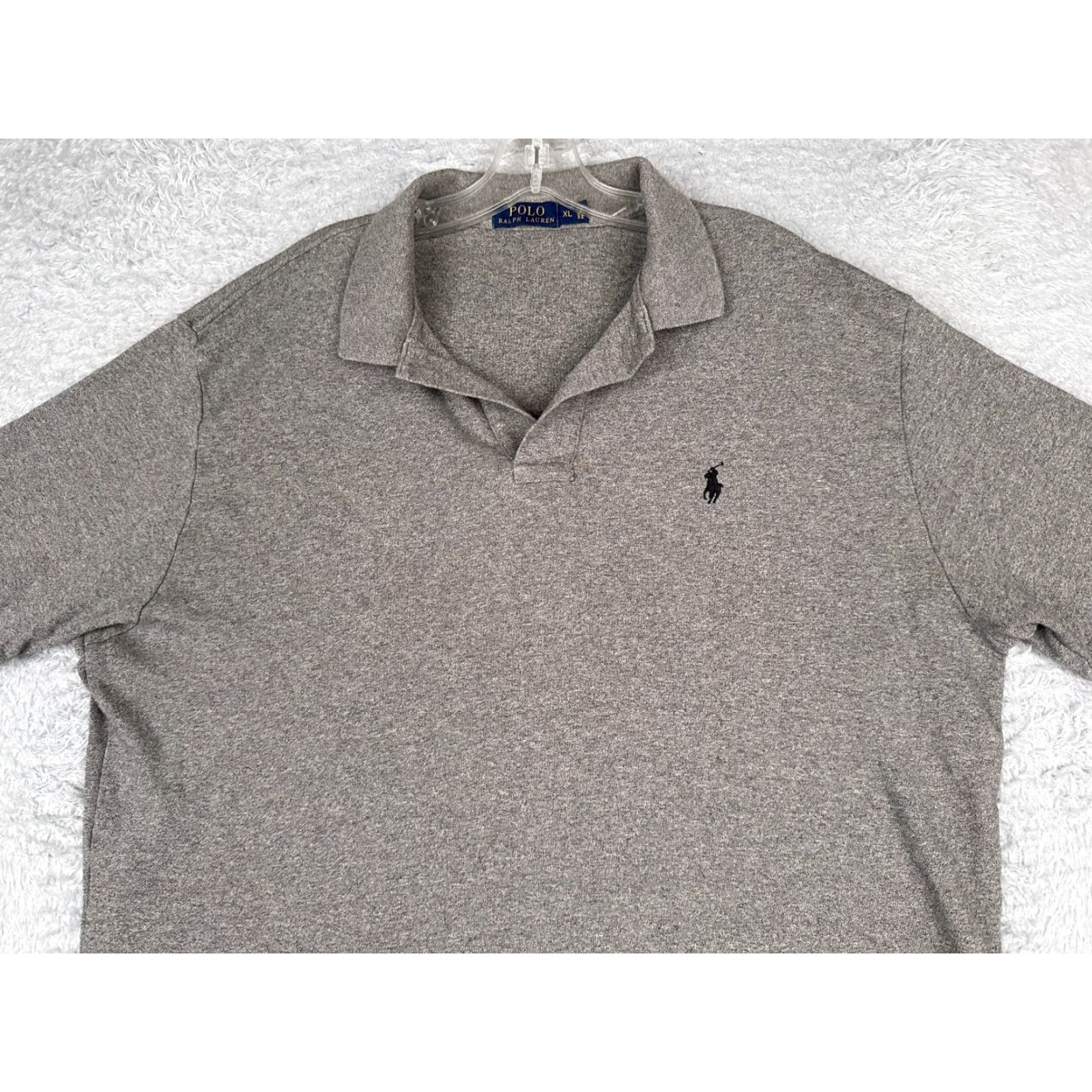 Ralph Lauren Ralph Lauren Polo Shirt Men XL Gray 100% Cotton Knit Size US XL / EU 56 / 4 - 4 Thumbnail