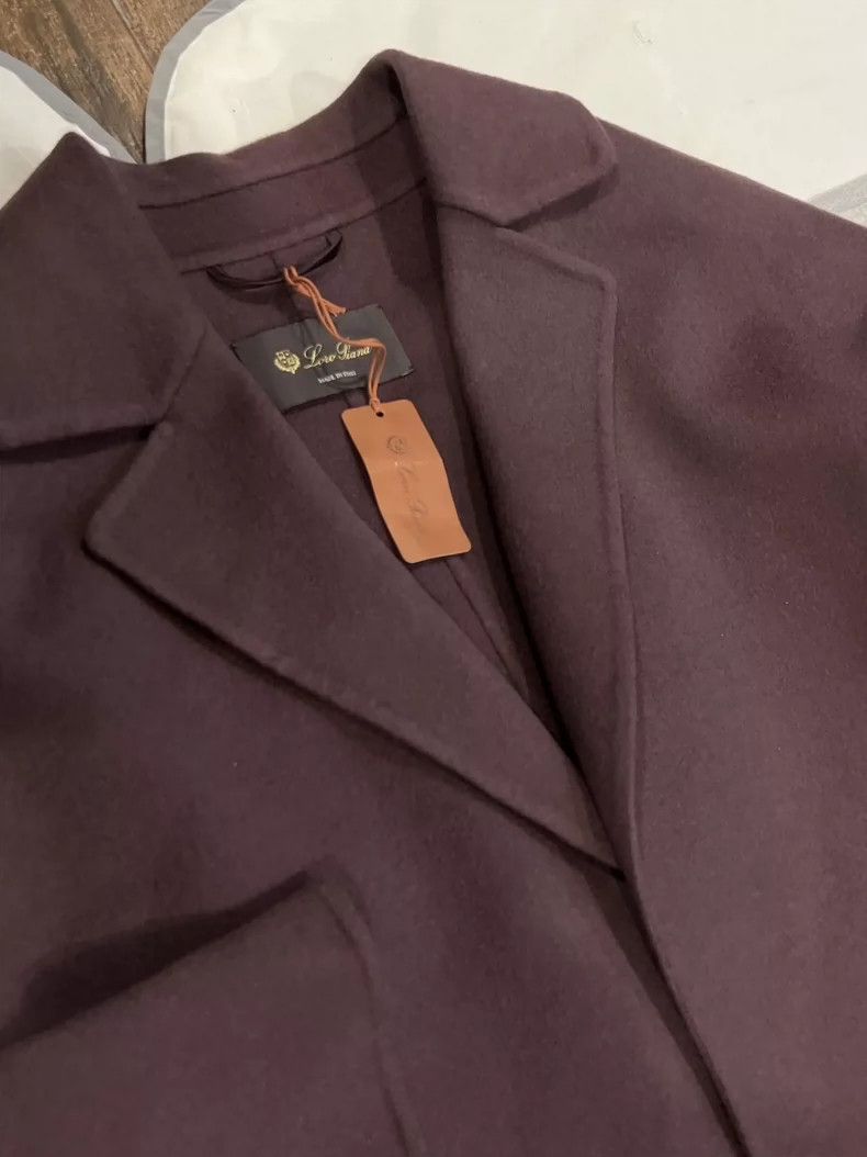 Loro Piana LORO PIANA Blue sheep velvet purple bathrobe coat Size XS / US 0-2 / IT 36-38 - 2 Thumbnail