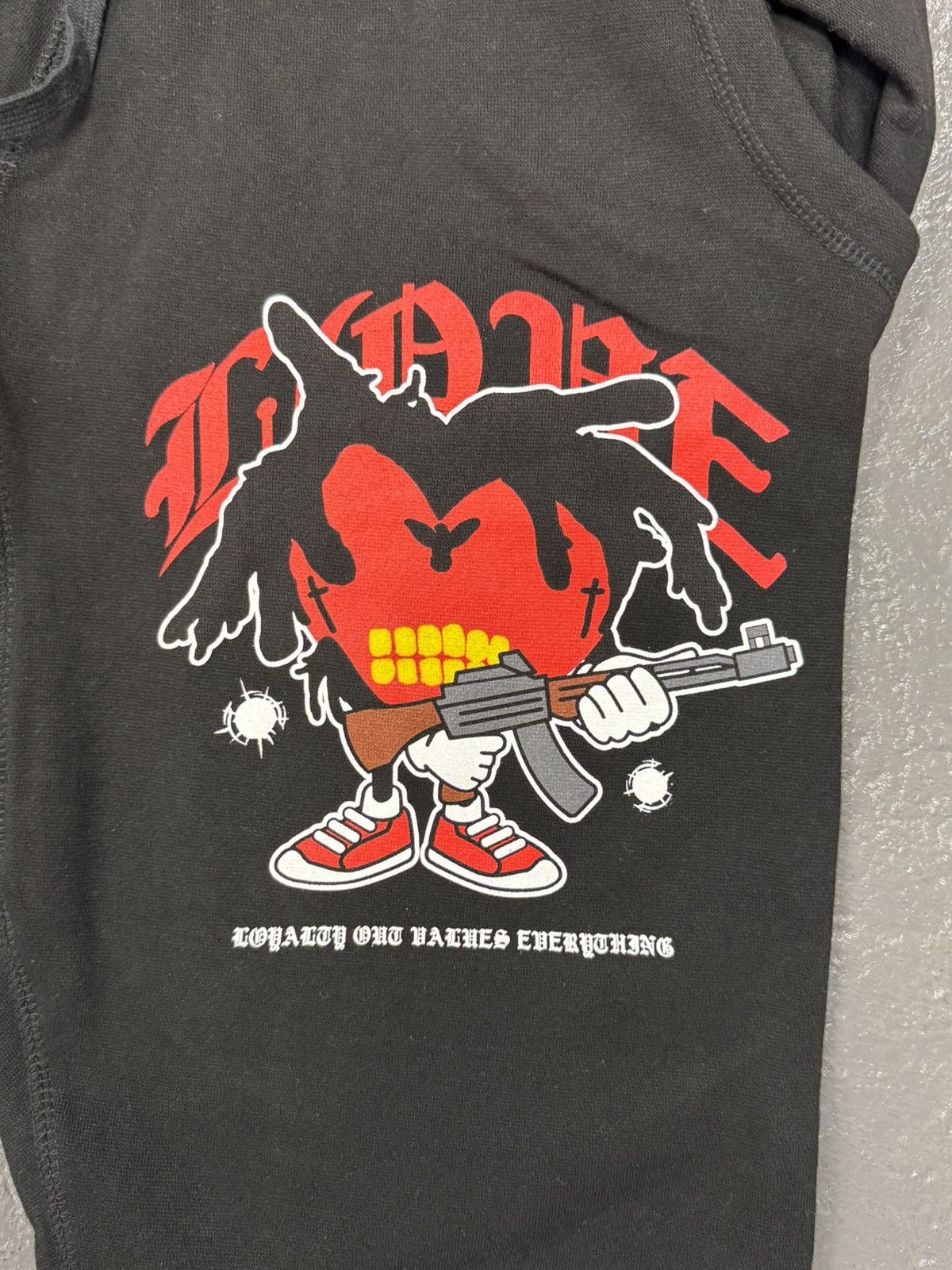 Other Kodak black Love black sweatpants heart Size US 34 / EU 50 - 2 Thumbnail