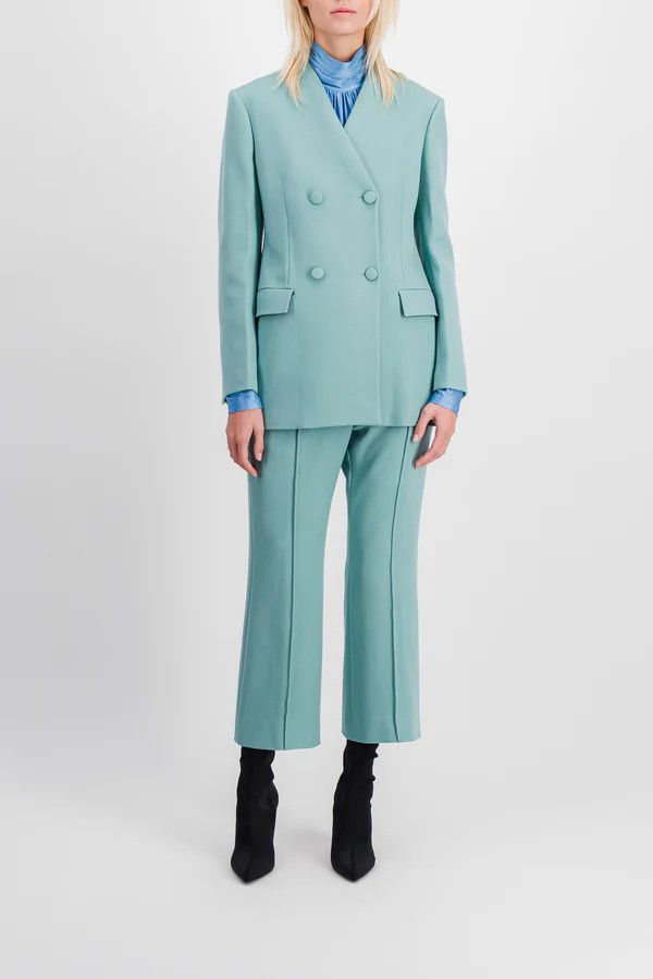 Jil Sander o1y0925 Blazer in Sage Green Size XS / US 0-2 / IT 36-38 - 3 Thumbnail