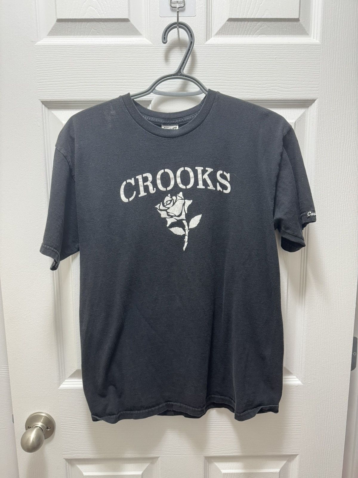 Crooks & Castles × Vintage Crooks and Castles Vintage Flower Logo Tee Rare Faded Size US M / EU 48-50 / 2 - 6 Thumbnail