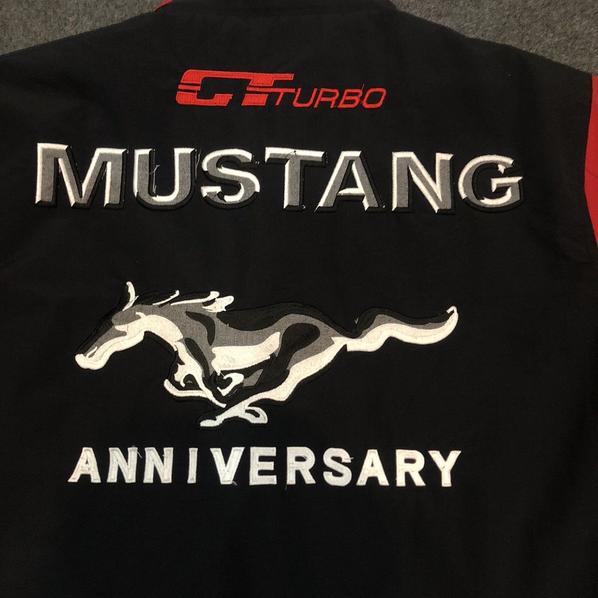 Ford × Mustang × Vintage vintage racing jacket mustang Anniversary made in rusia Size US XL / EU 56 / 4 - 12 Thumbnail