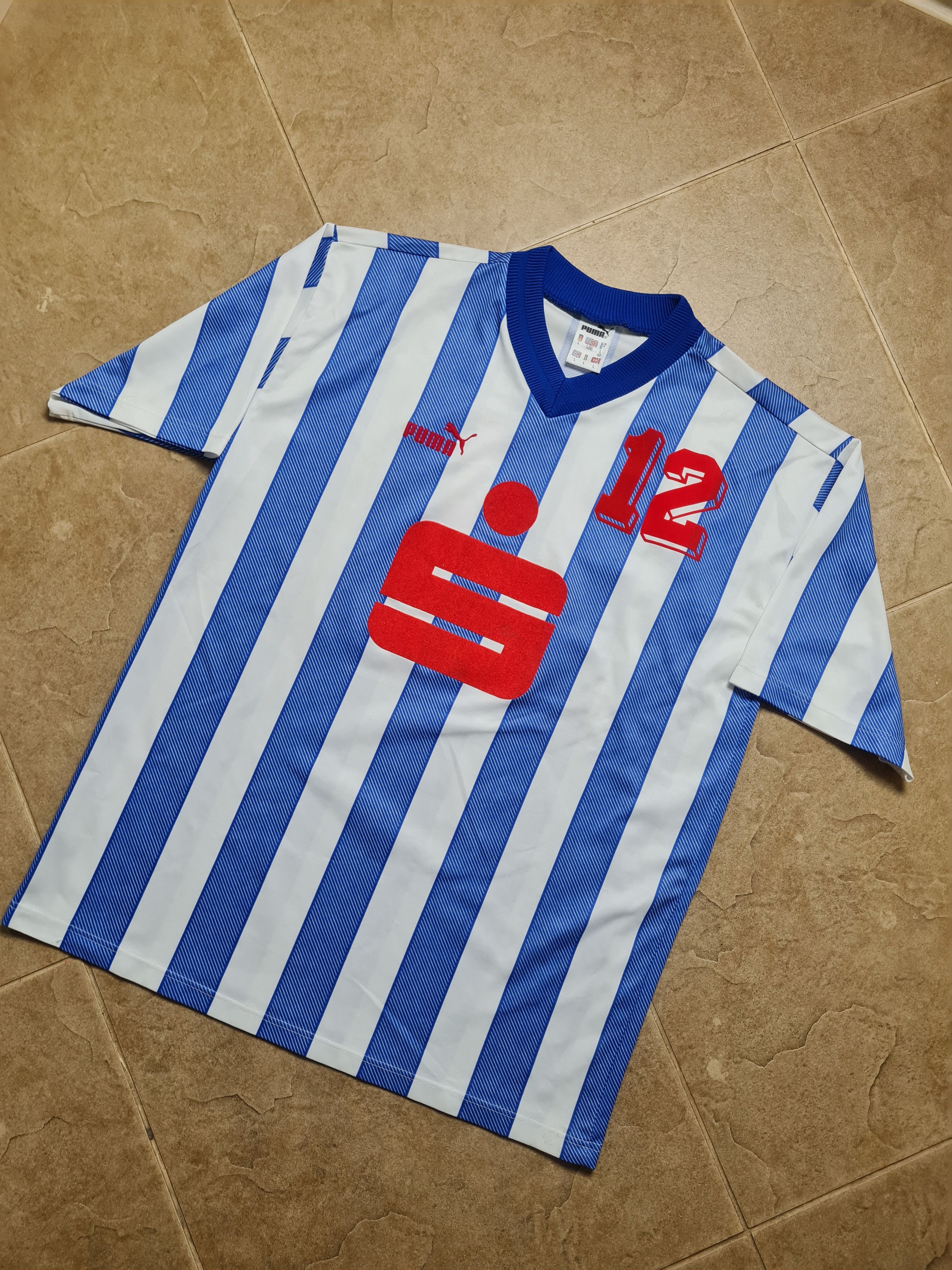 Puma Football Jersey Puma1980-1990x Soocer Rare Archive T-Shirts Size US L / EU 52-54 / 3 - 6 Thumbnail