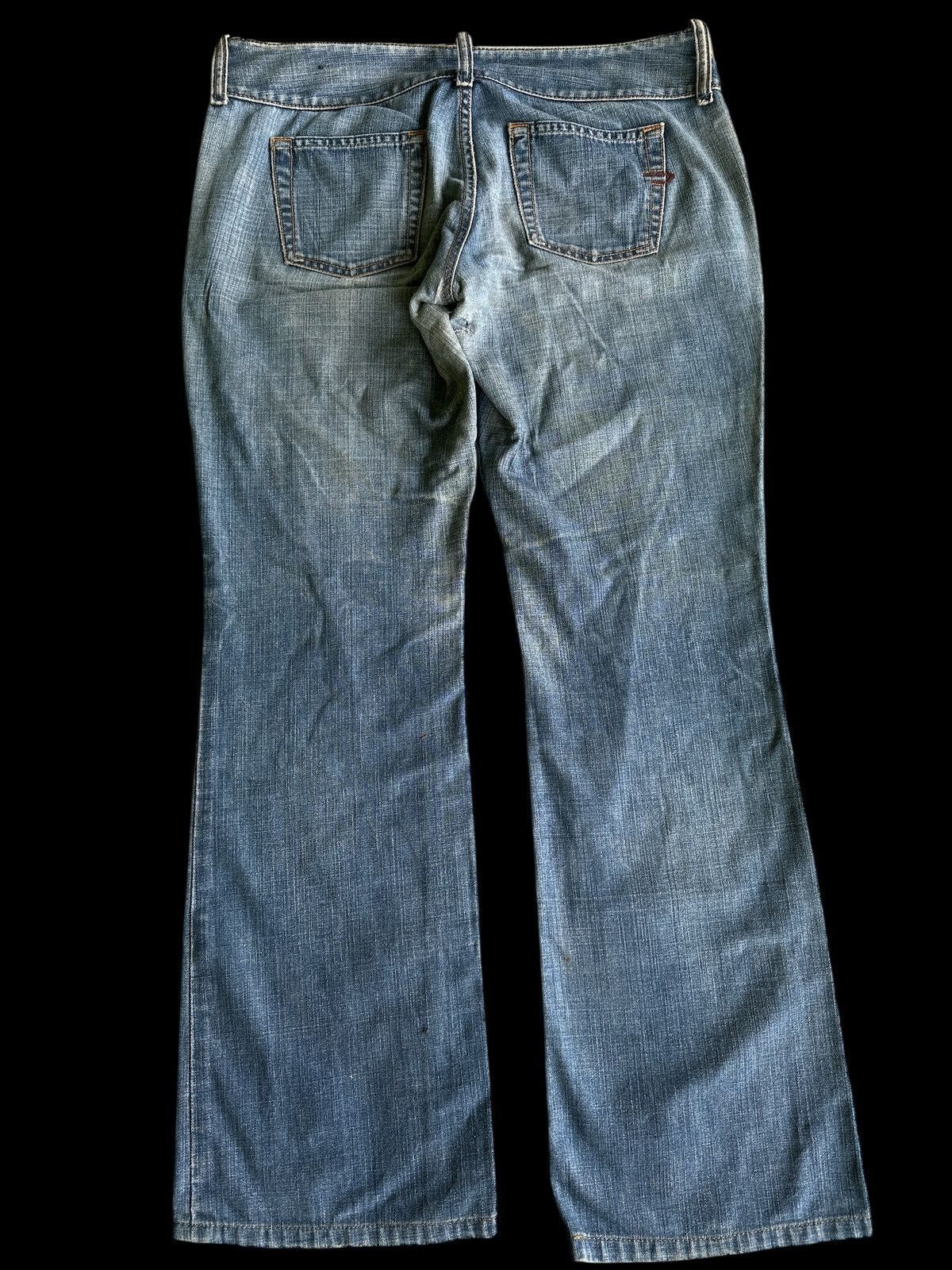 Diesel Flare Bootcut💥 DieseL Blue Washed BootCut Style💥 Size US 33 - 2 Thumbnail