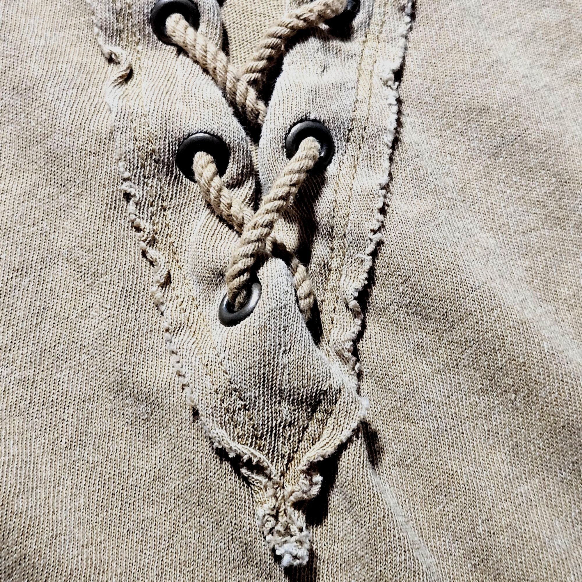 Other We The Free Women’s Lace-Up Tee Brown S Oversized Grunge Uti Size S / US 4 / IT 40 - 7 Thumbnail
