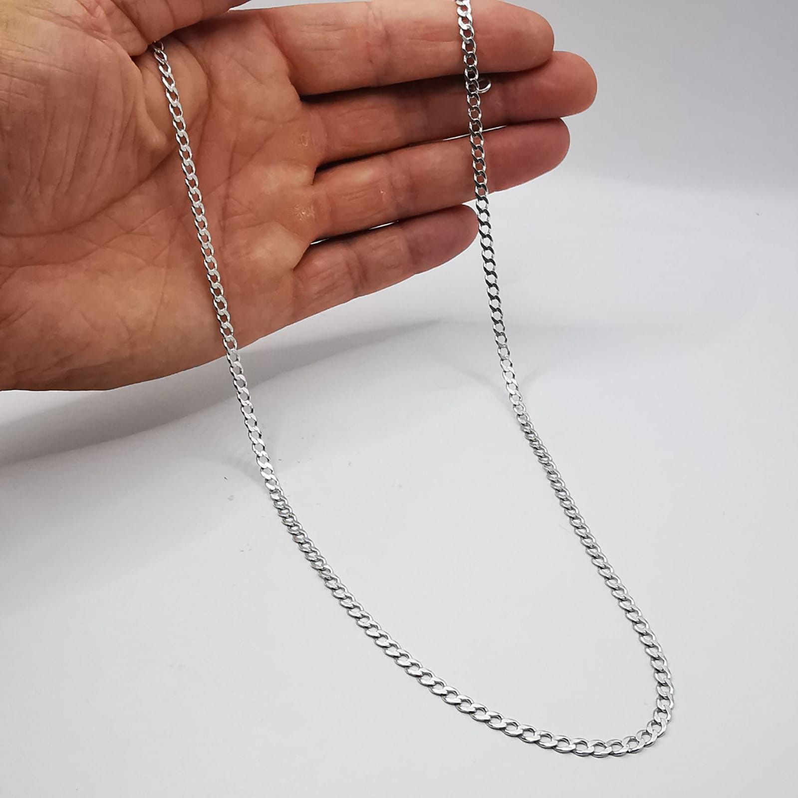 Sterling Silver Vintage Jewelry Chain, 925 Sterling Silver, Signed 10,01g Size ONE SIZE - 4 Thumbnail