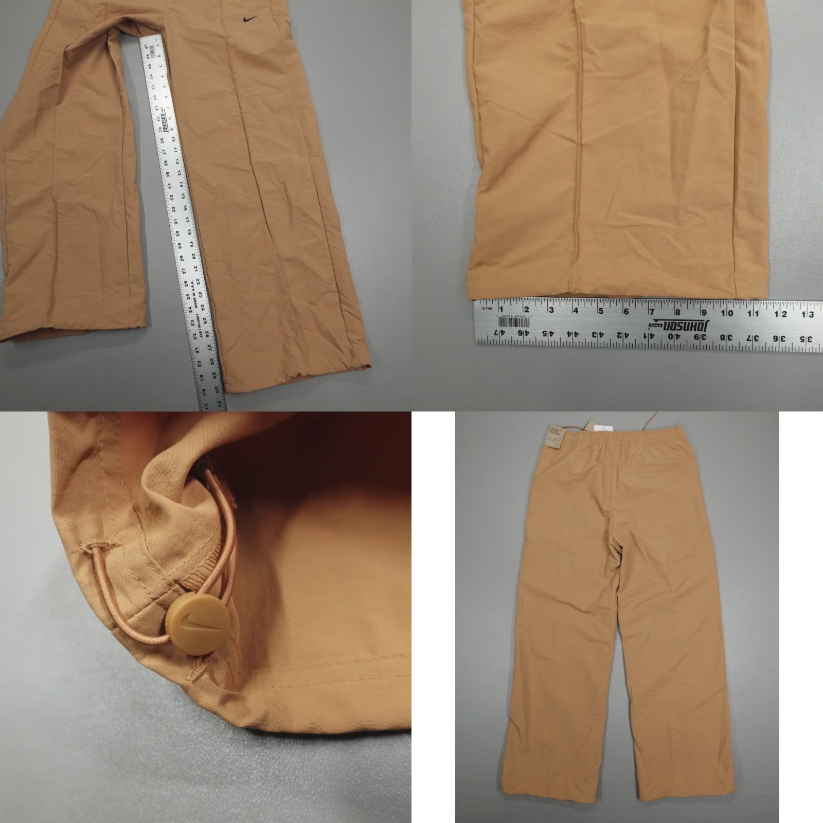 Nike Nike Sportswear Everything Wovens Mid-Rise Baggy Pants Women's M Tan Wide-Leg Knit? Size 32" / US 10 / IT 46 - 8 Thumbnail
