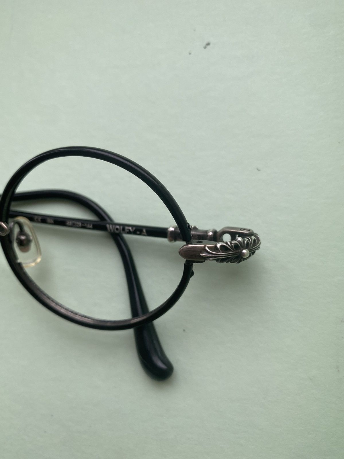 Chrome Hearts Chrome Hearts Frame WOLFY-A 45-23-144 BK Size ONE SIZE - 4 Thumbnail