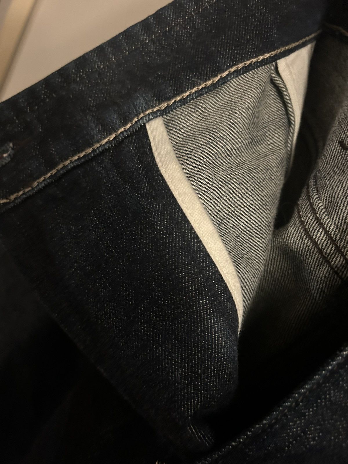 Lemaire PLEATED WORKWEAR PANTS Heavy indigo denim french baggy pleat Size US 30 / EU 46 - 10 Thumbnail